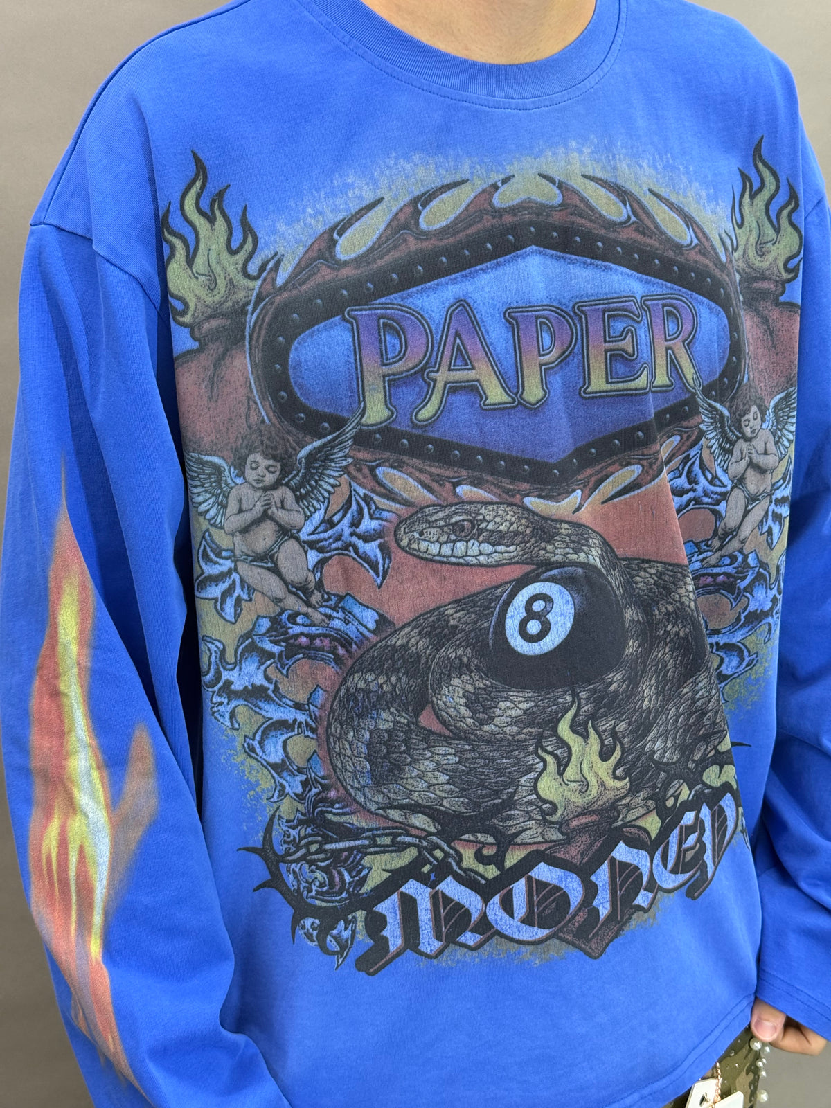 Cold Blood Blue Paper
