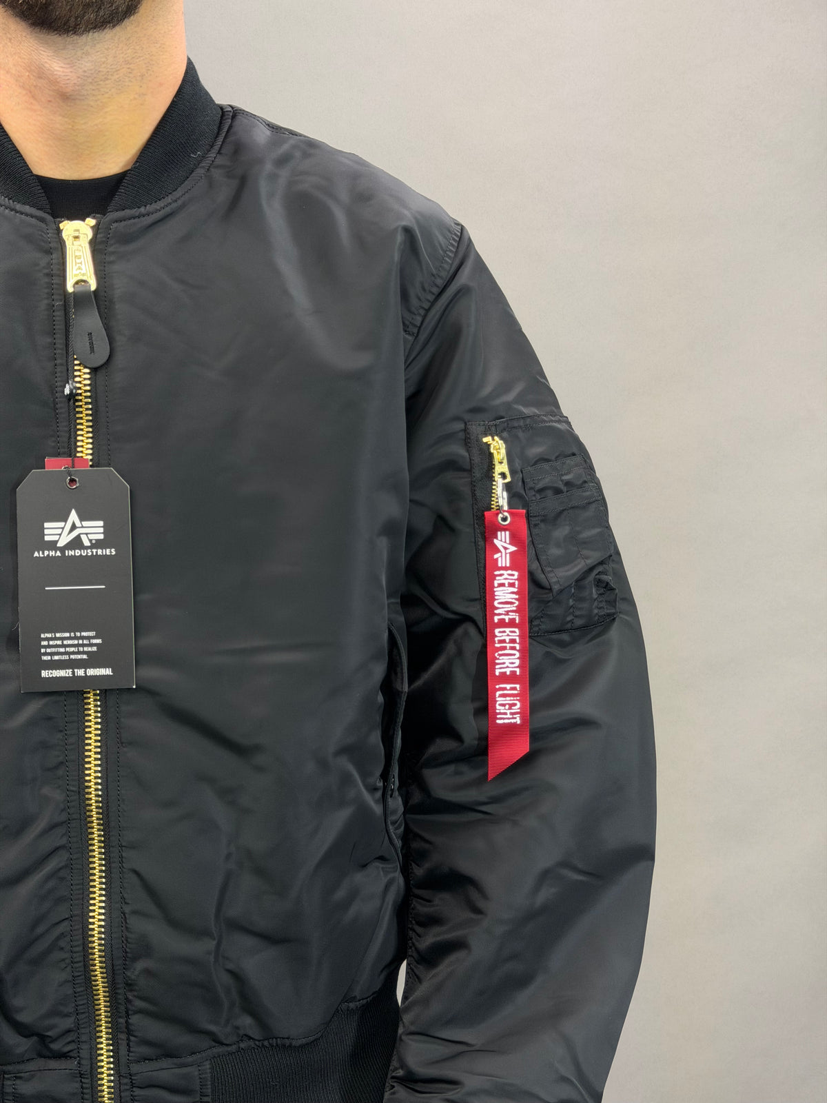 MA-1 Double Face Black