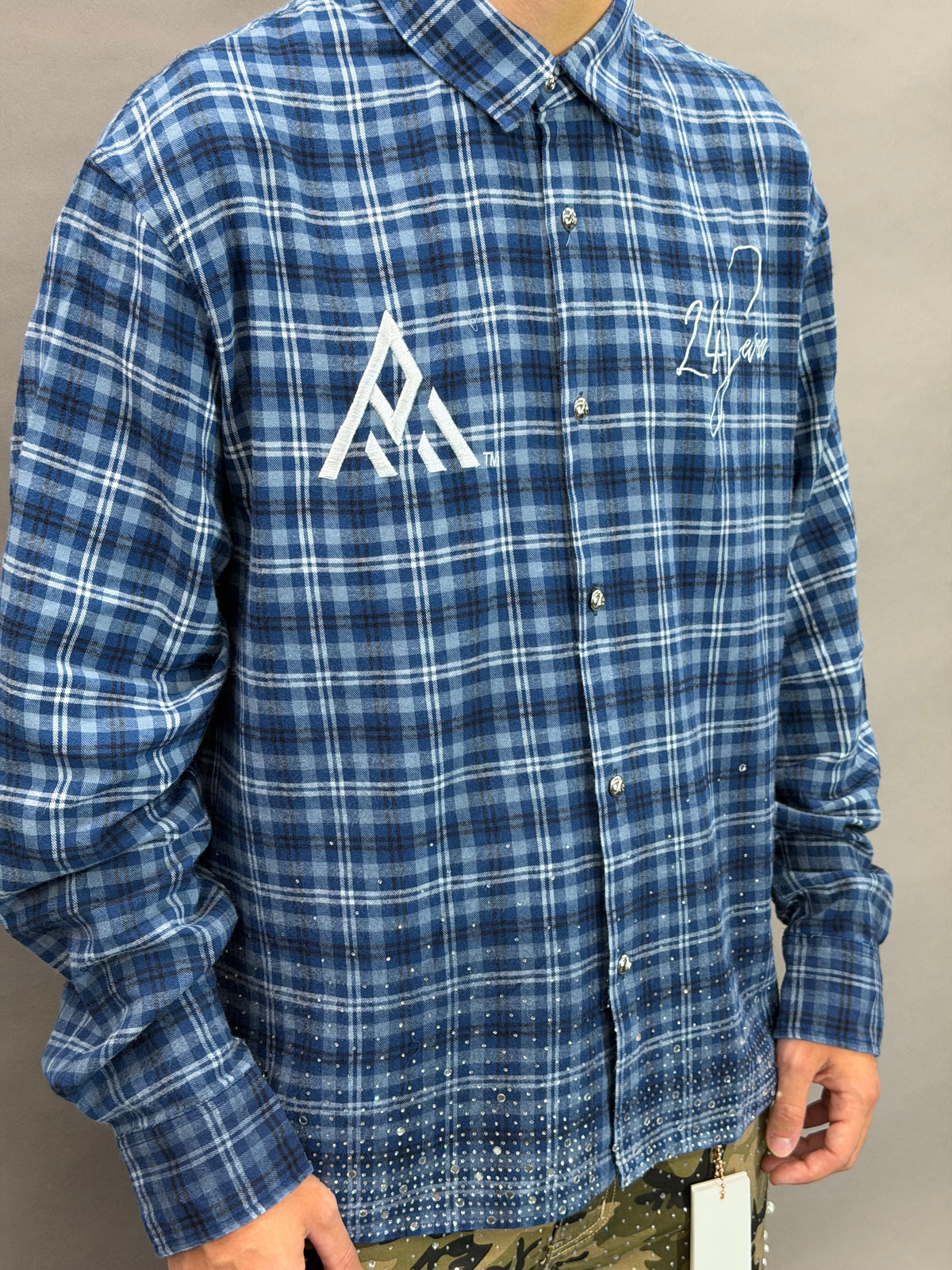 Flannel Blue Paper