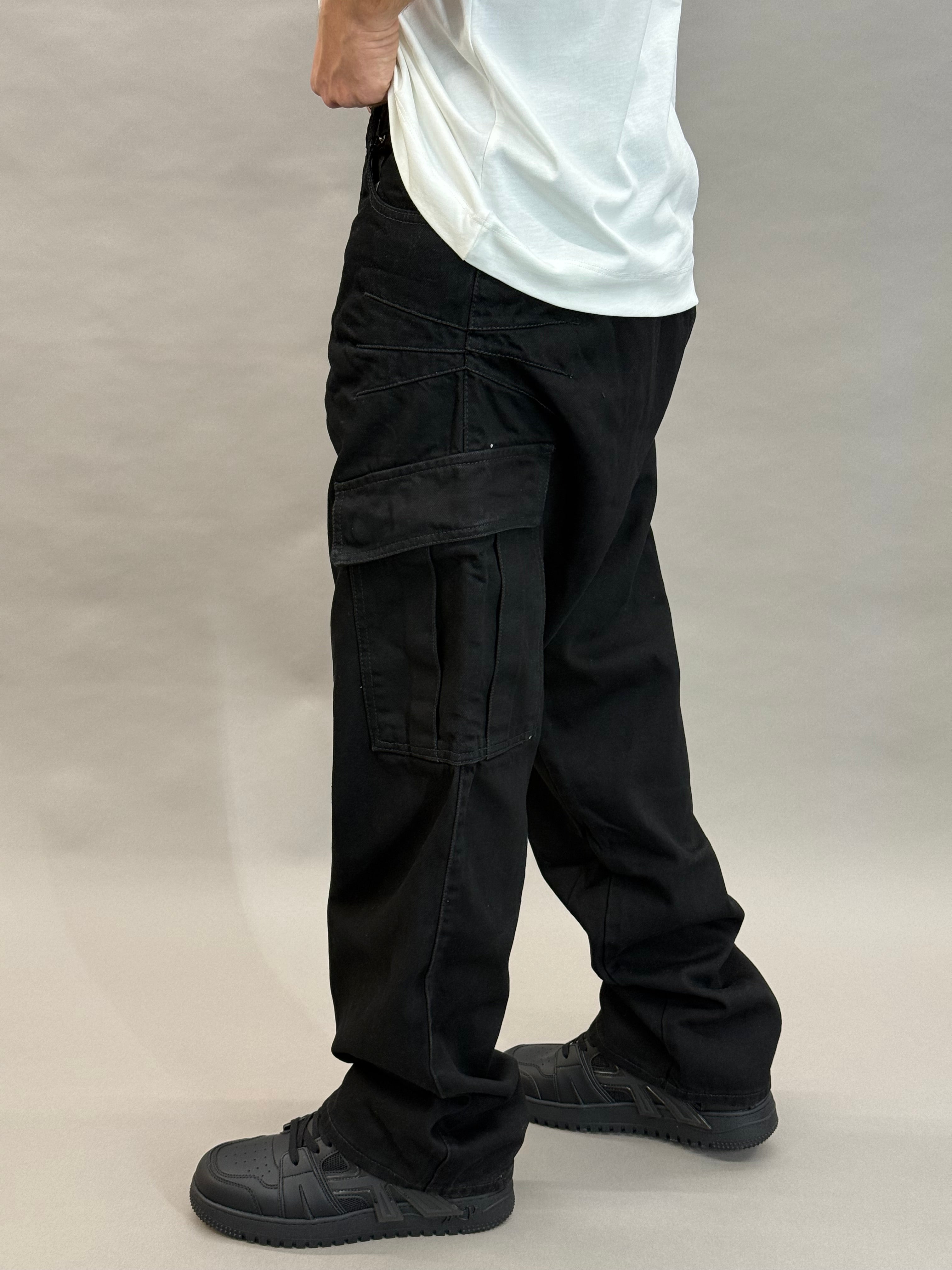 Baggy Cargo Black