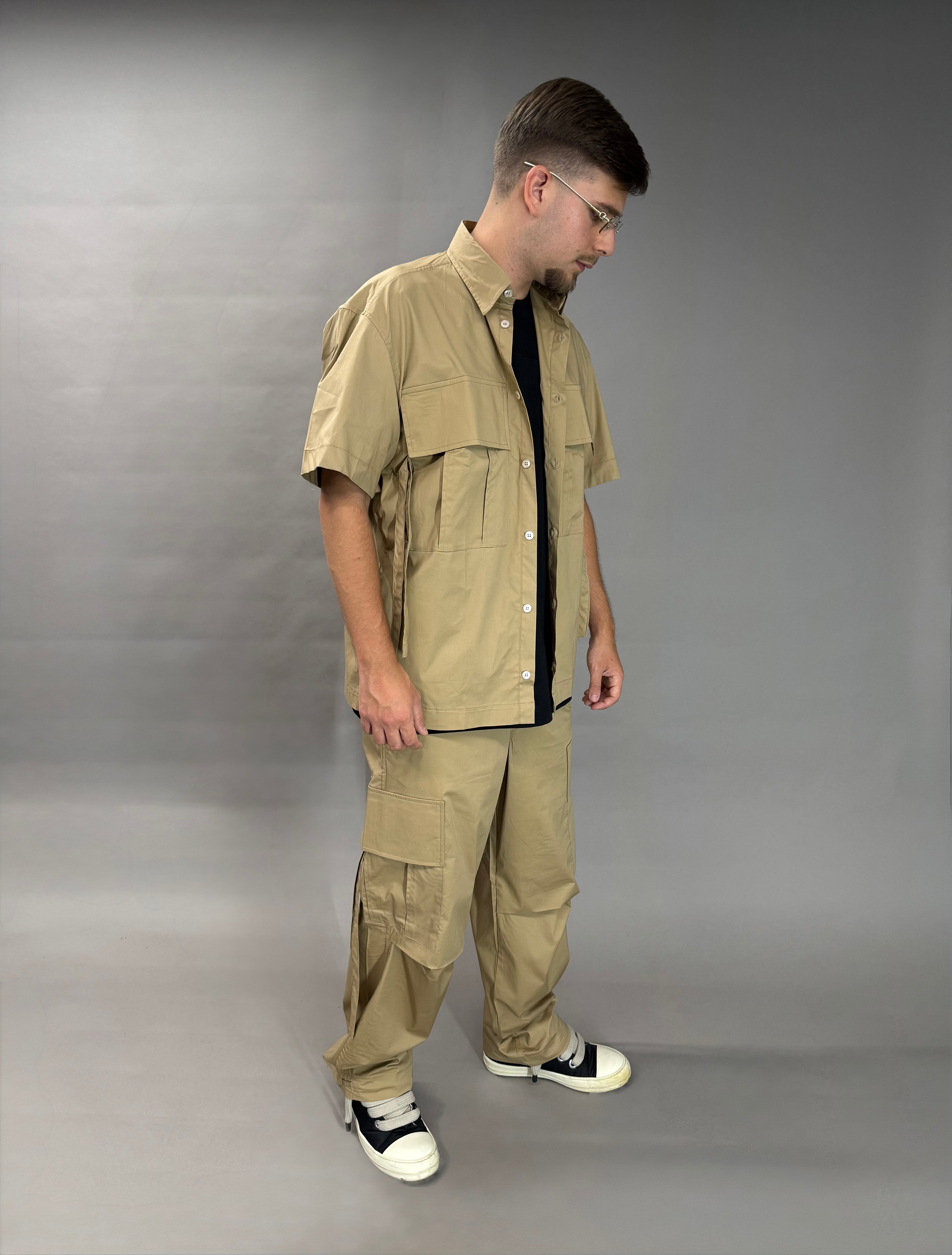 Double Pocket Cargo Beige