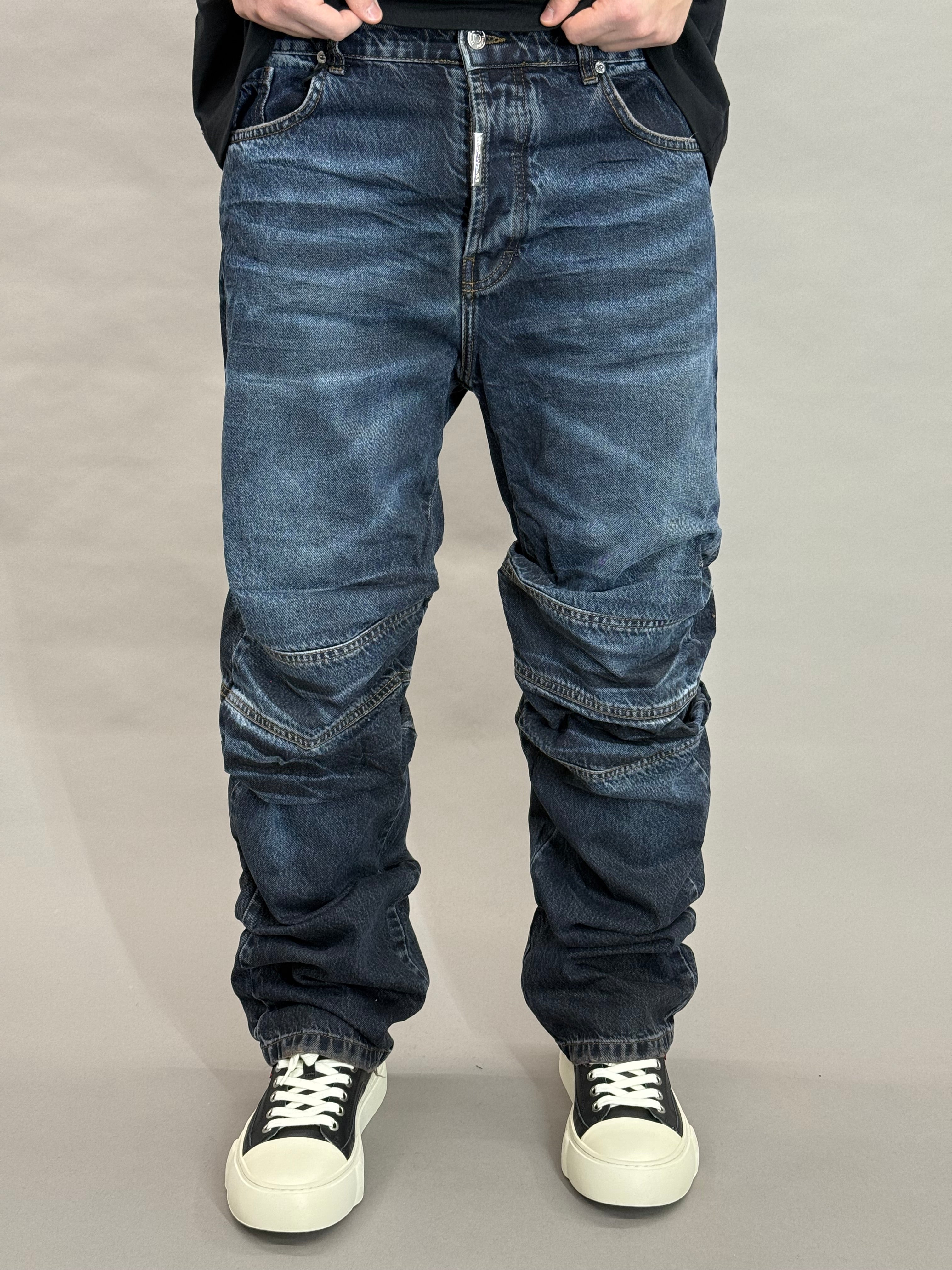 Knee Processing Blue Baggy