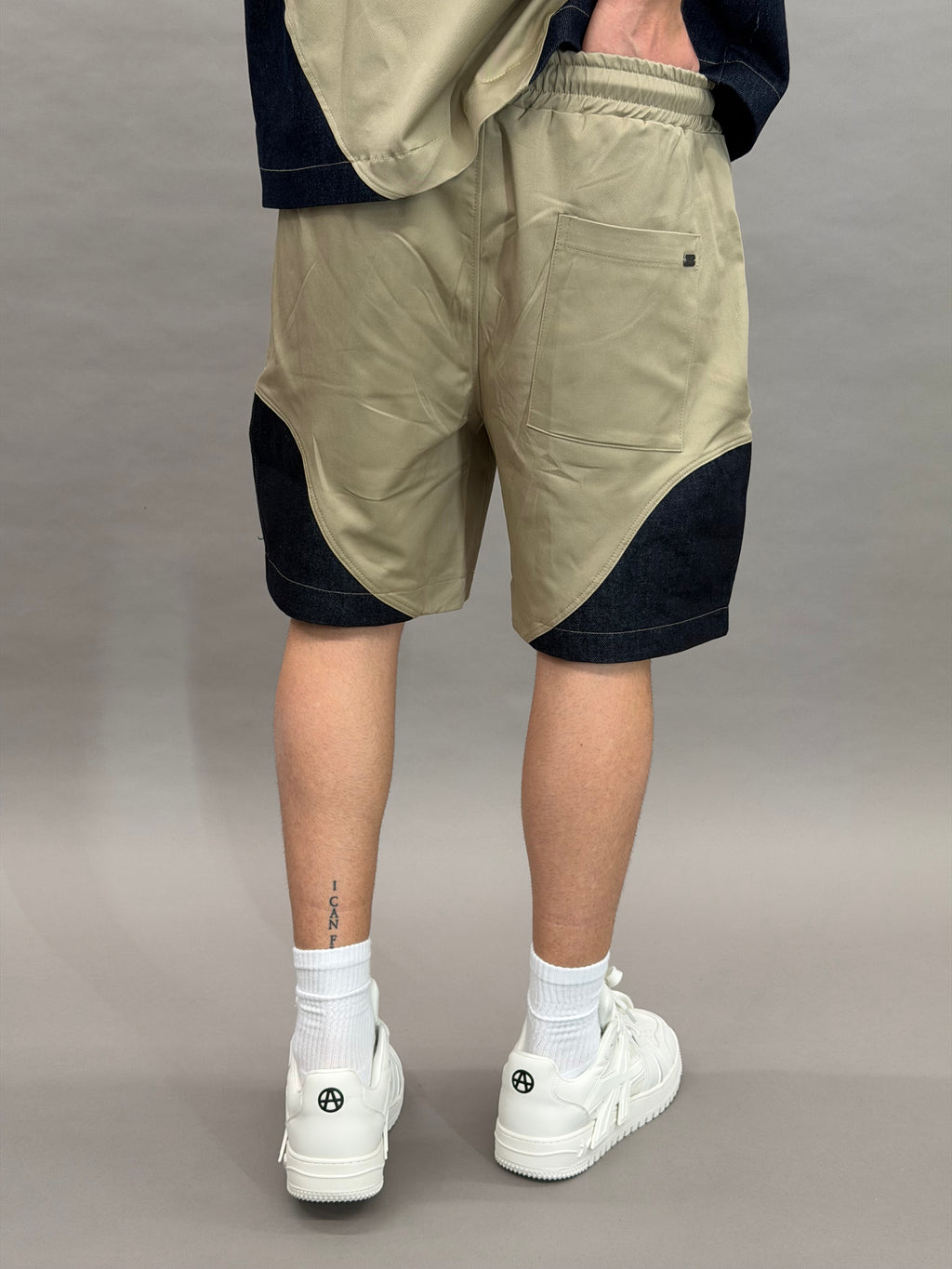 Coord Double Jeans Beige