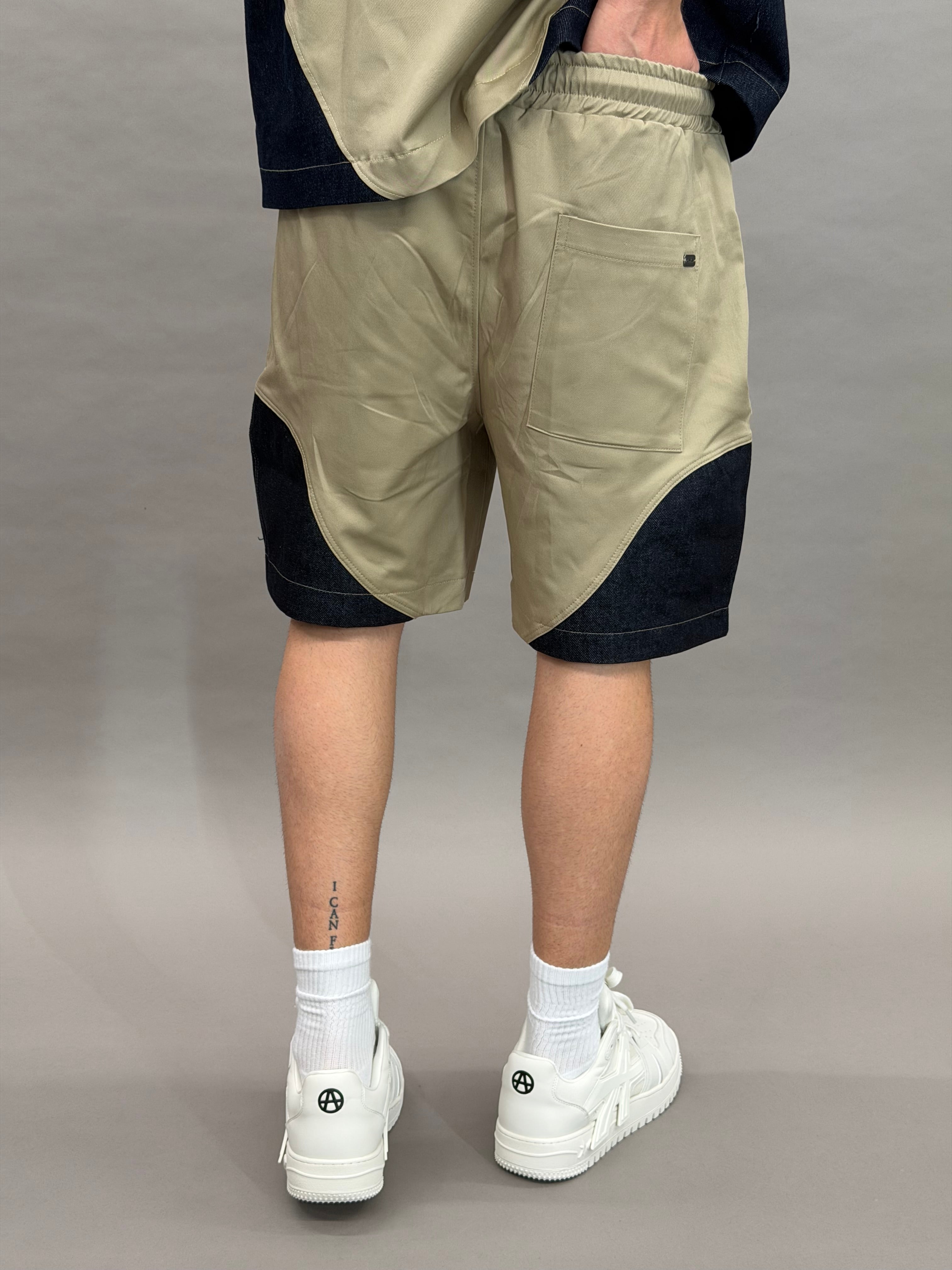 Coord Double Jeans Beige
