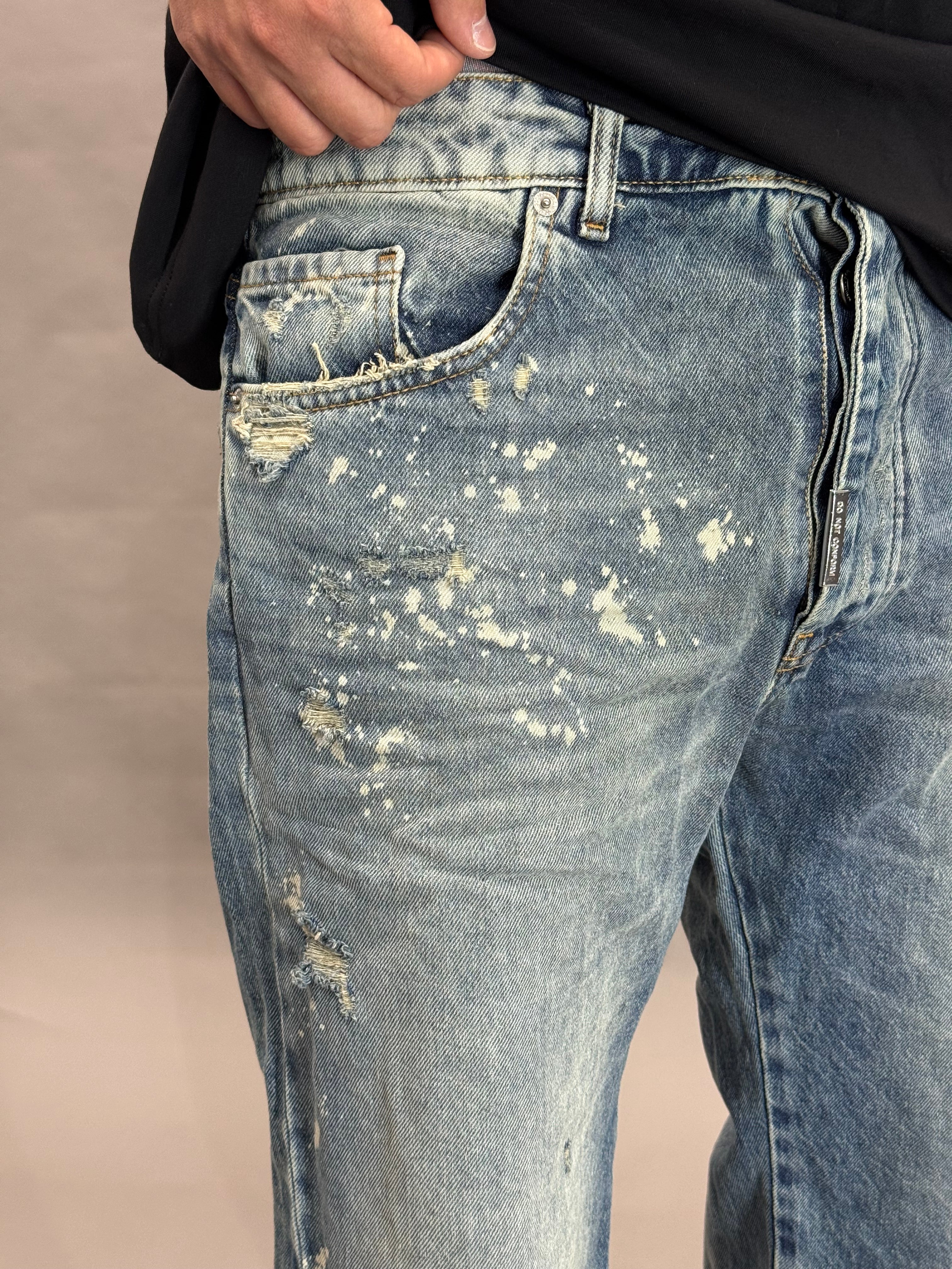 Splashes Baggy Sandblasted