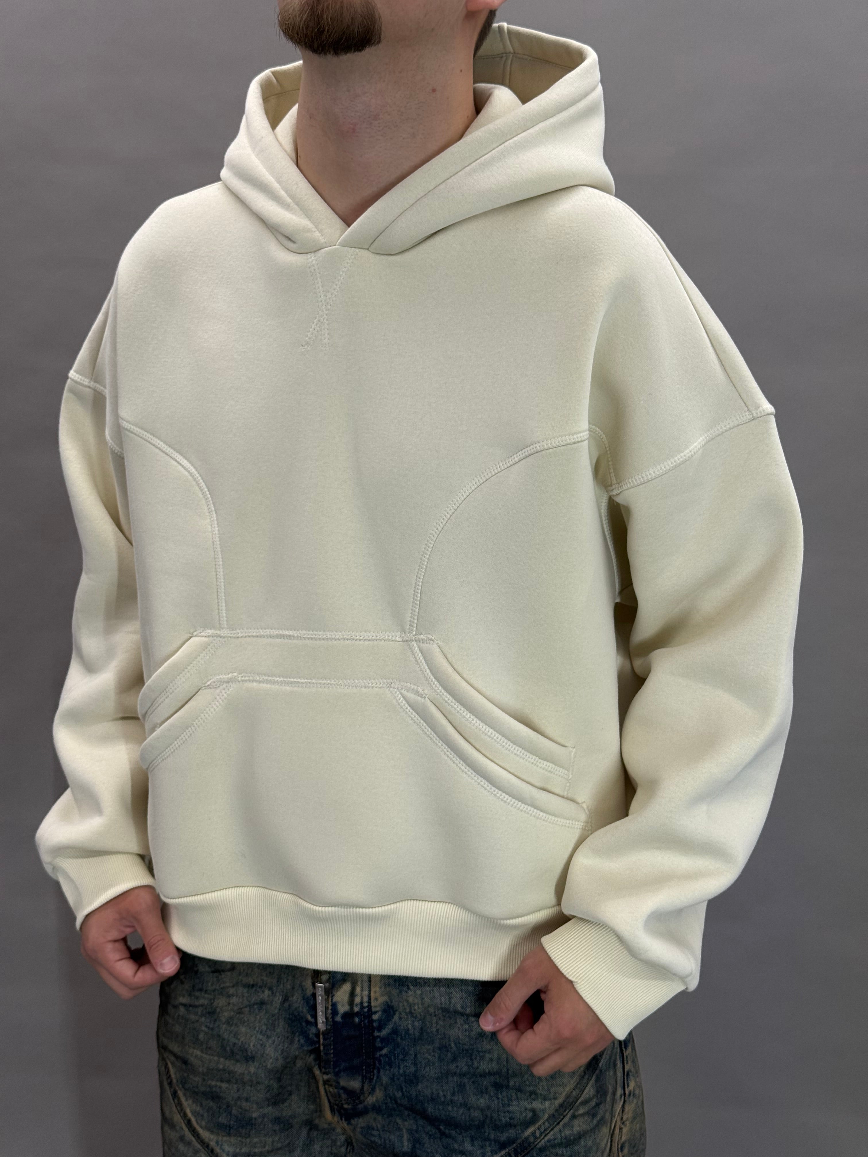 Butter Stitching Double Pouch