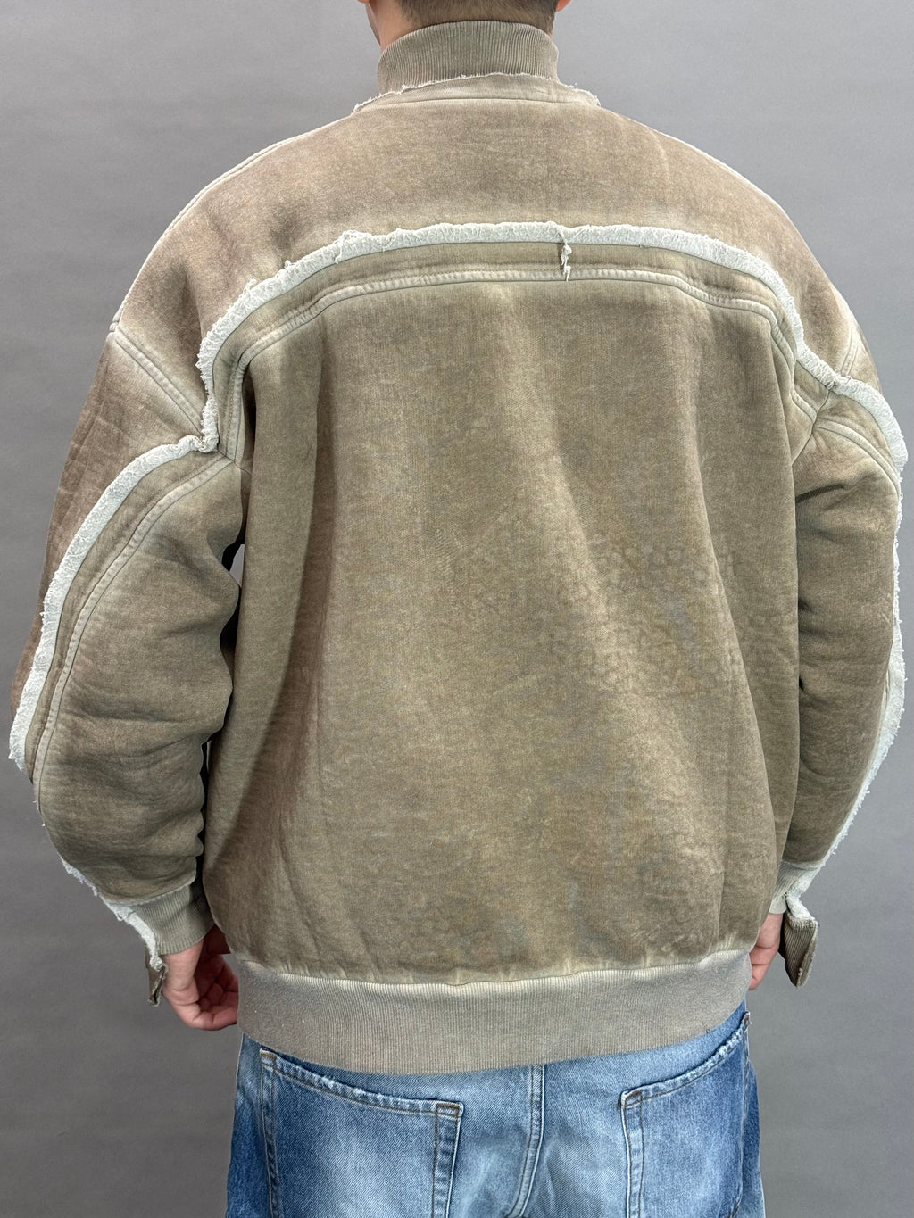 Washed Sweatshirt Beige