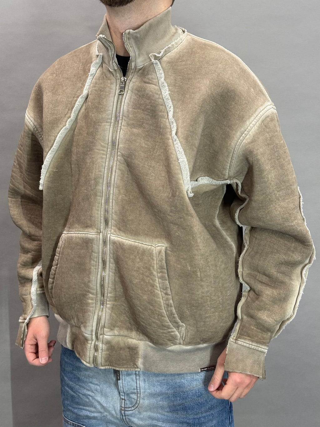 Washed Sweatshirt Beige
