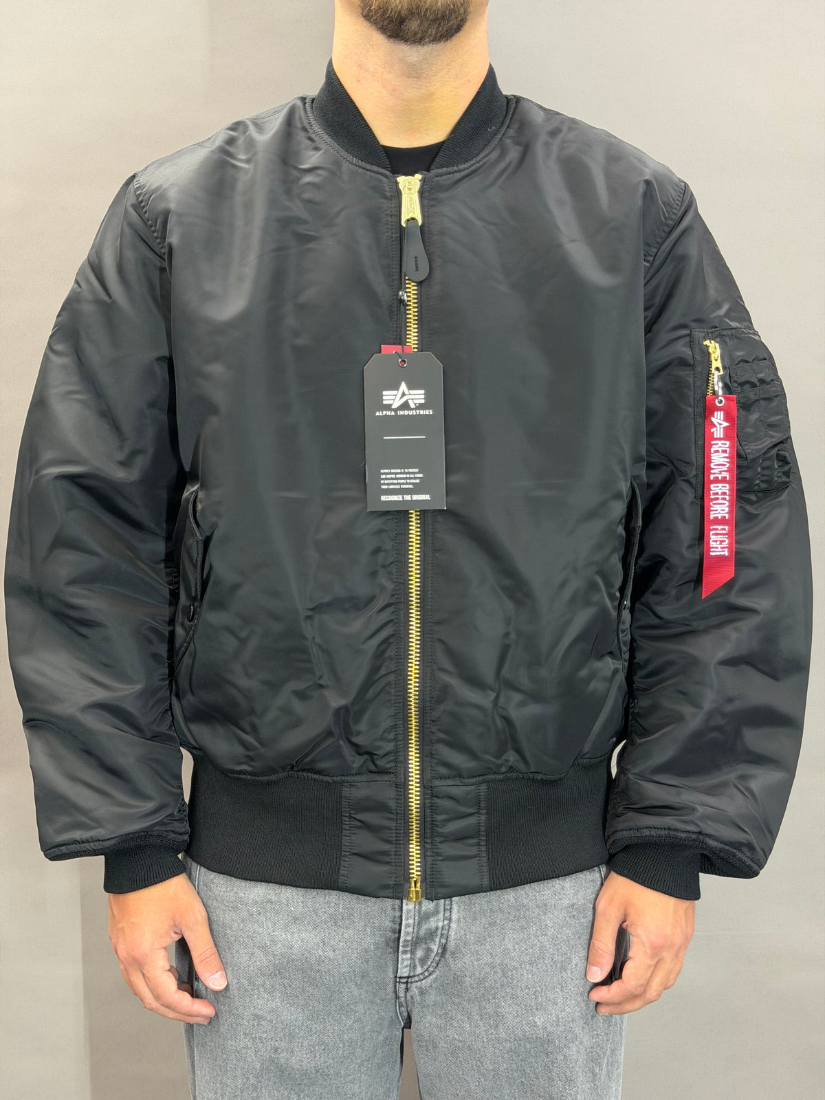 MA-1 Double Face Black
