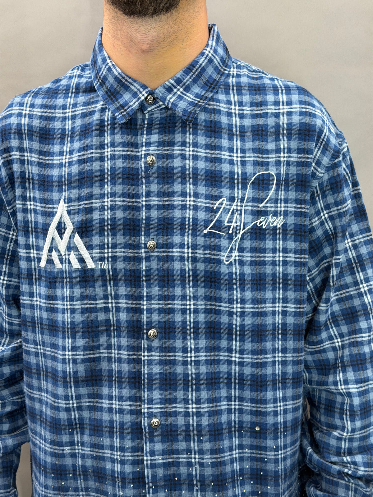 Flannel Blue Paper