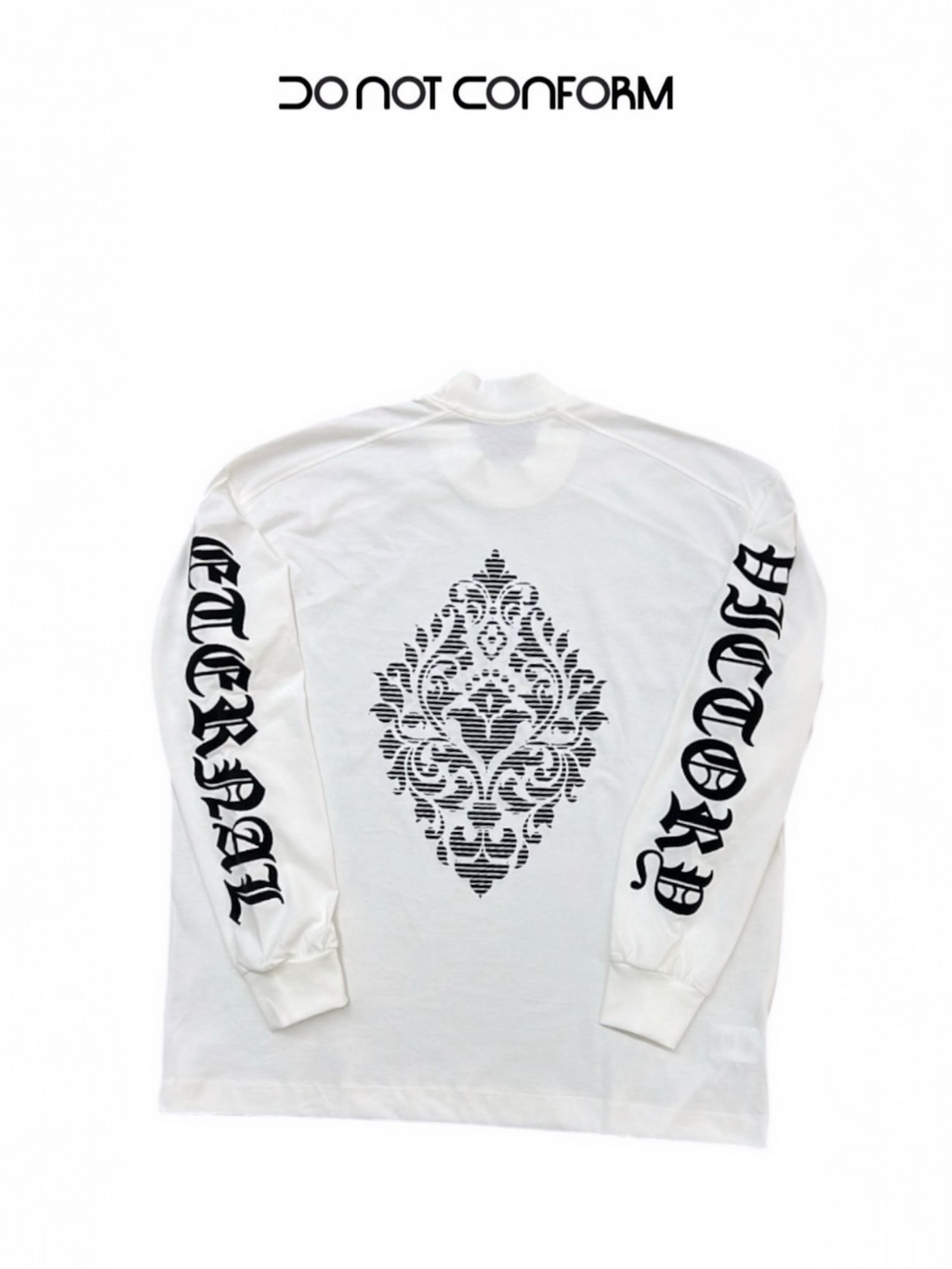 Long Sleeve Print All Sides White