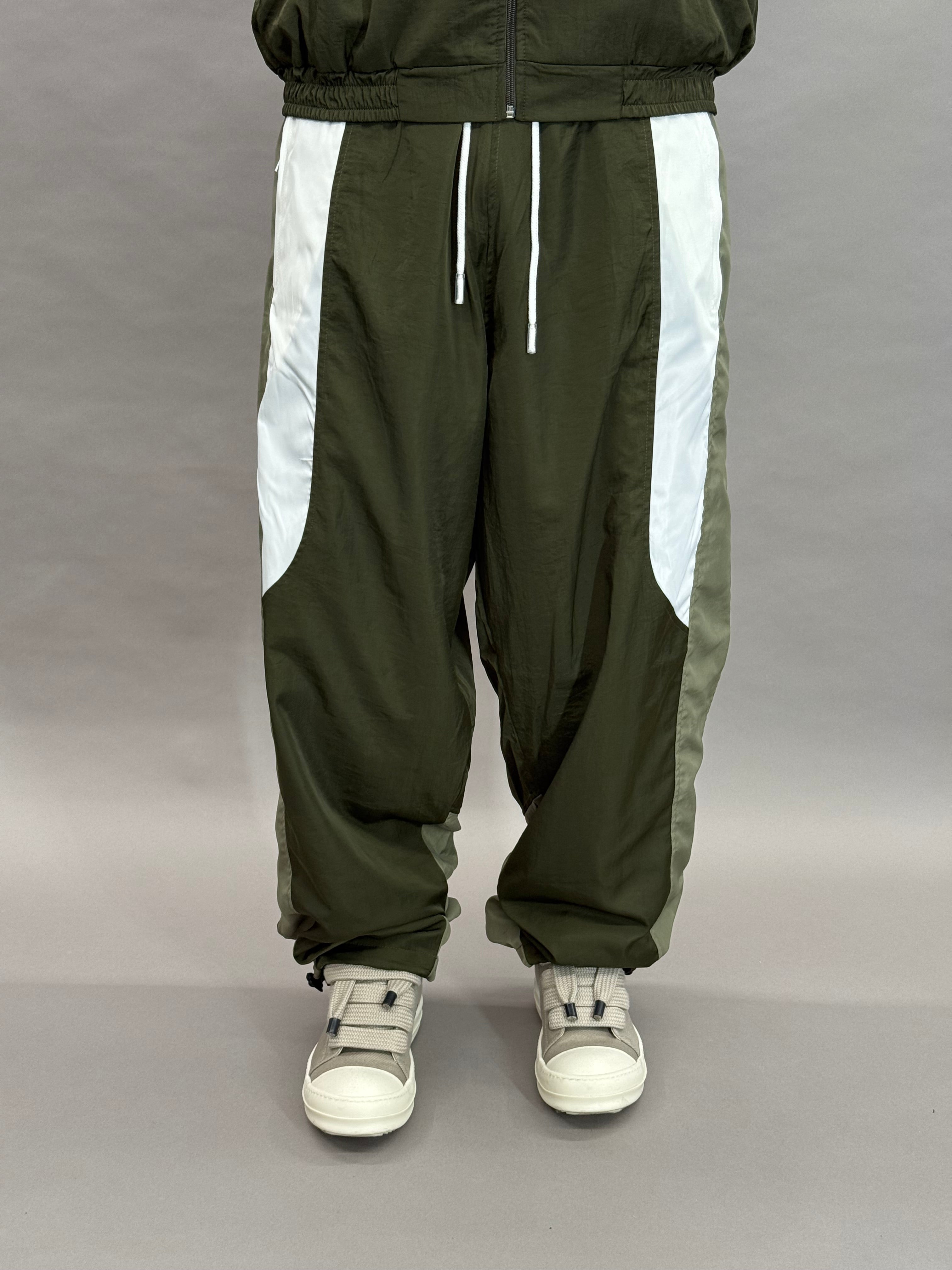 Tracksuite Technical Green Fabric