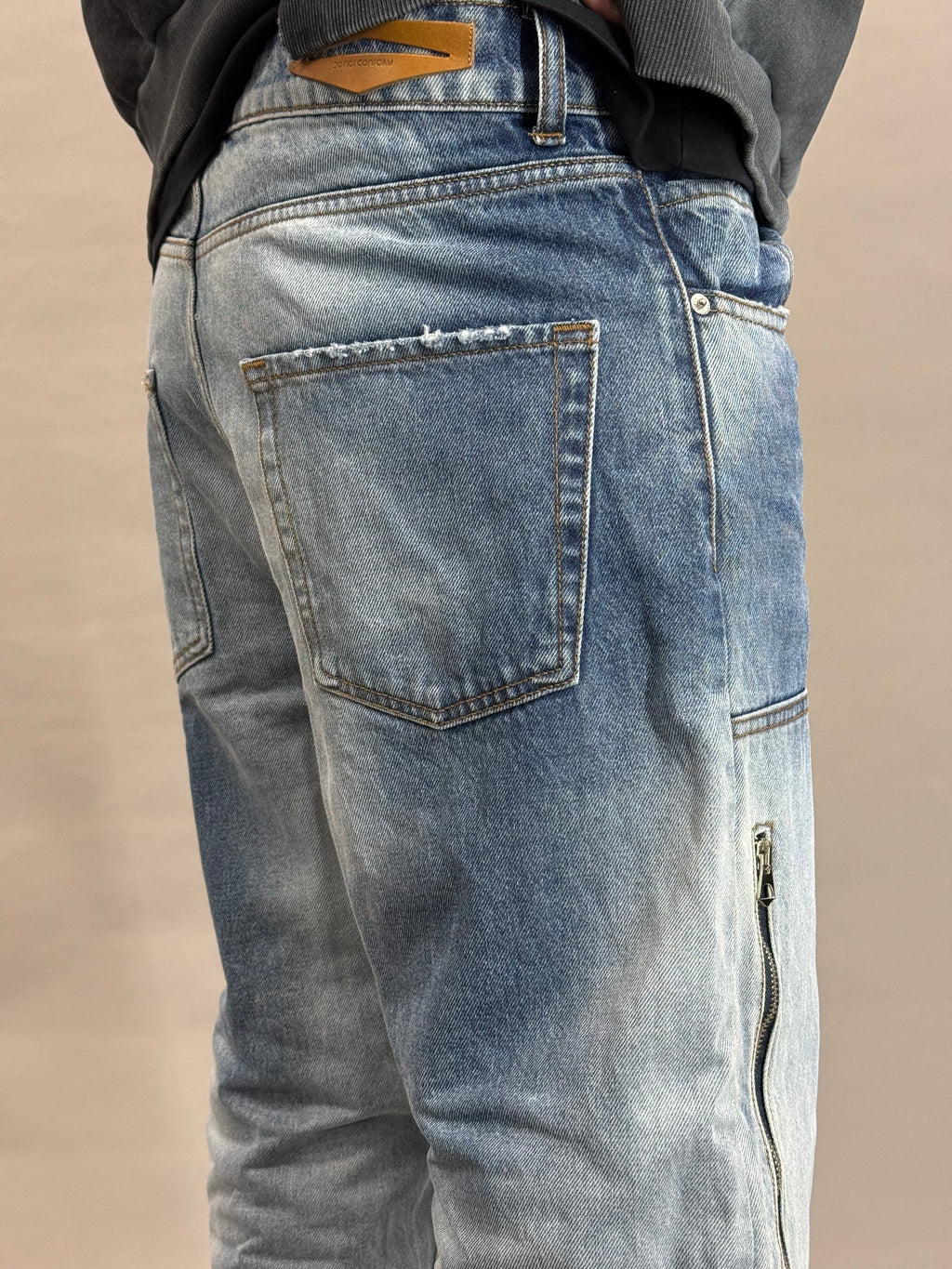 Carpenter Zip Blue Baggy