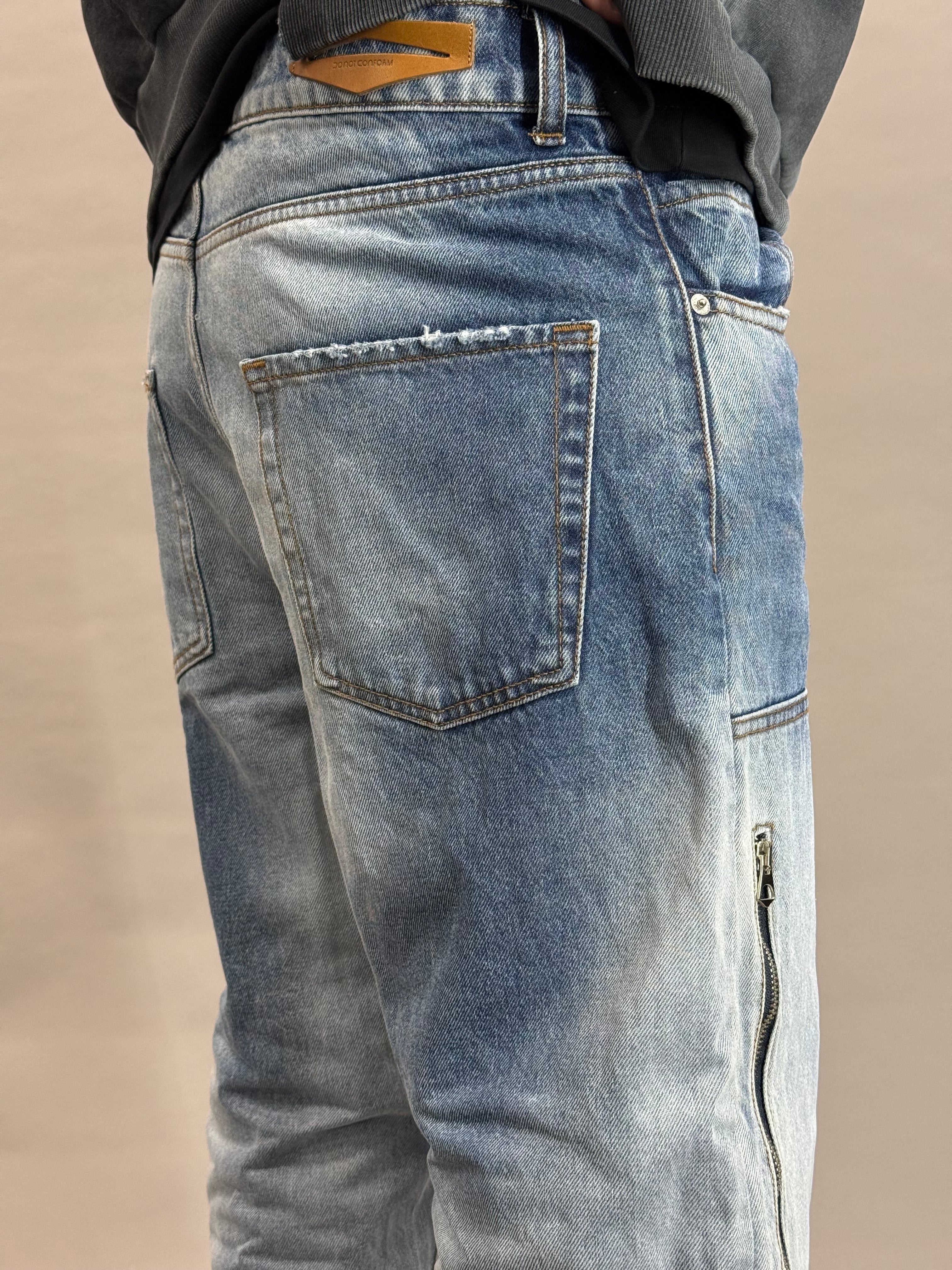 Carpenter Zip Blue Baggy