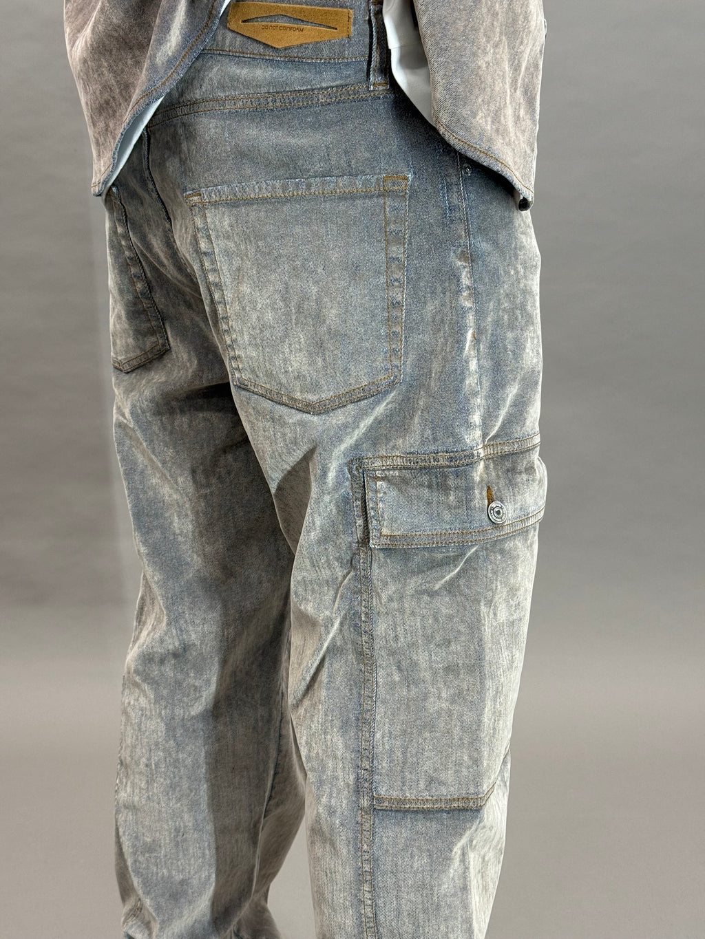 Velvet Denim Coord Grey