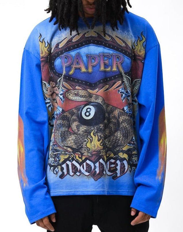 Cold Blood Blue Paper