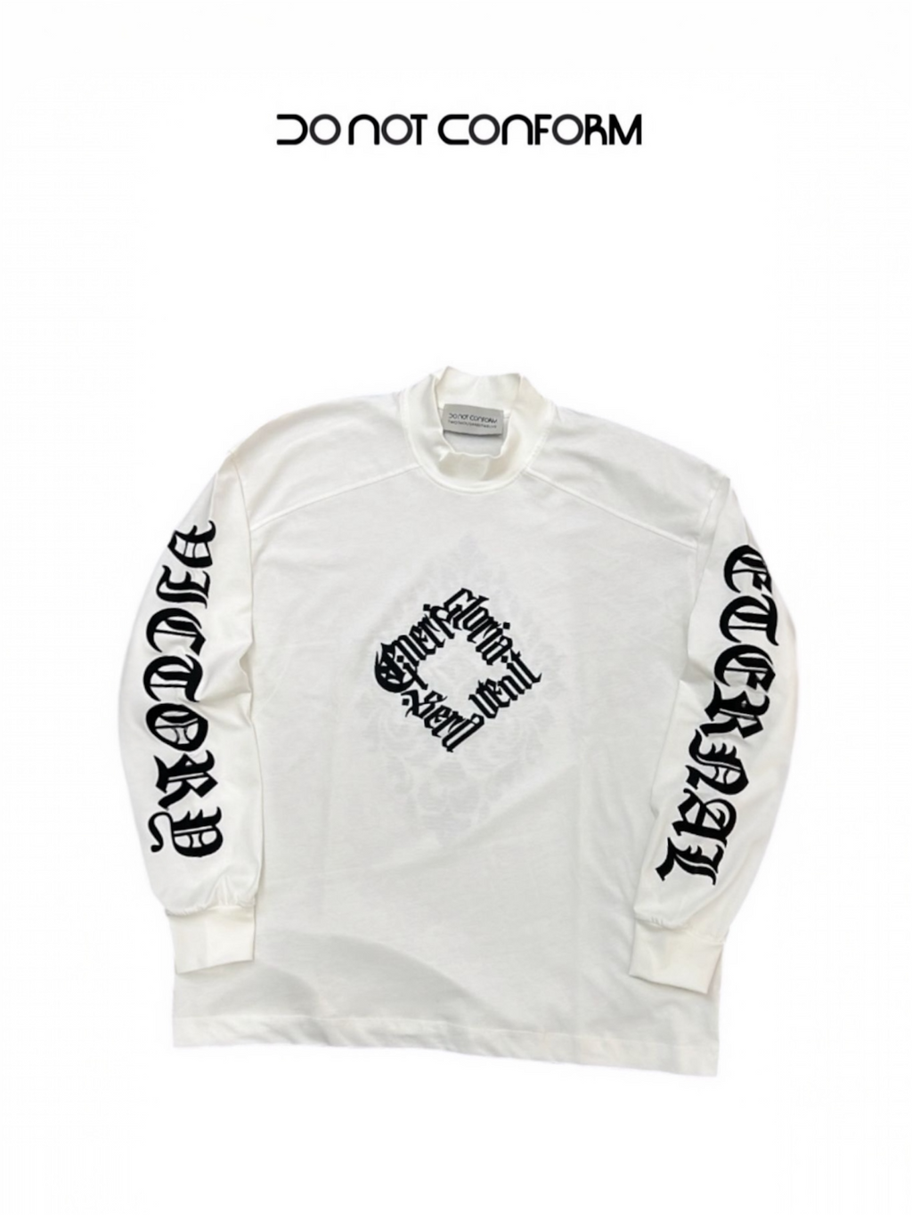 Long Sleeve Print All Sides White
