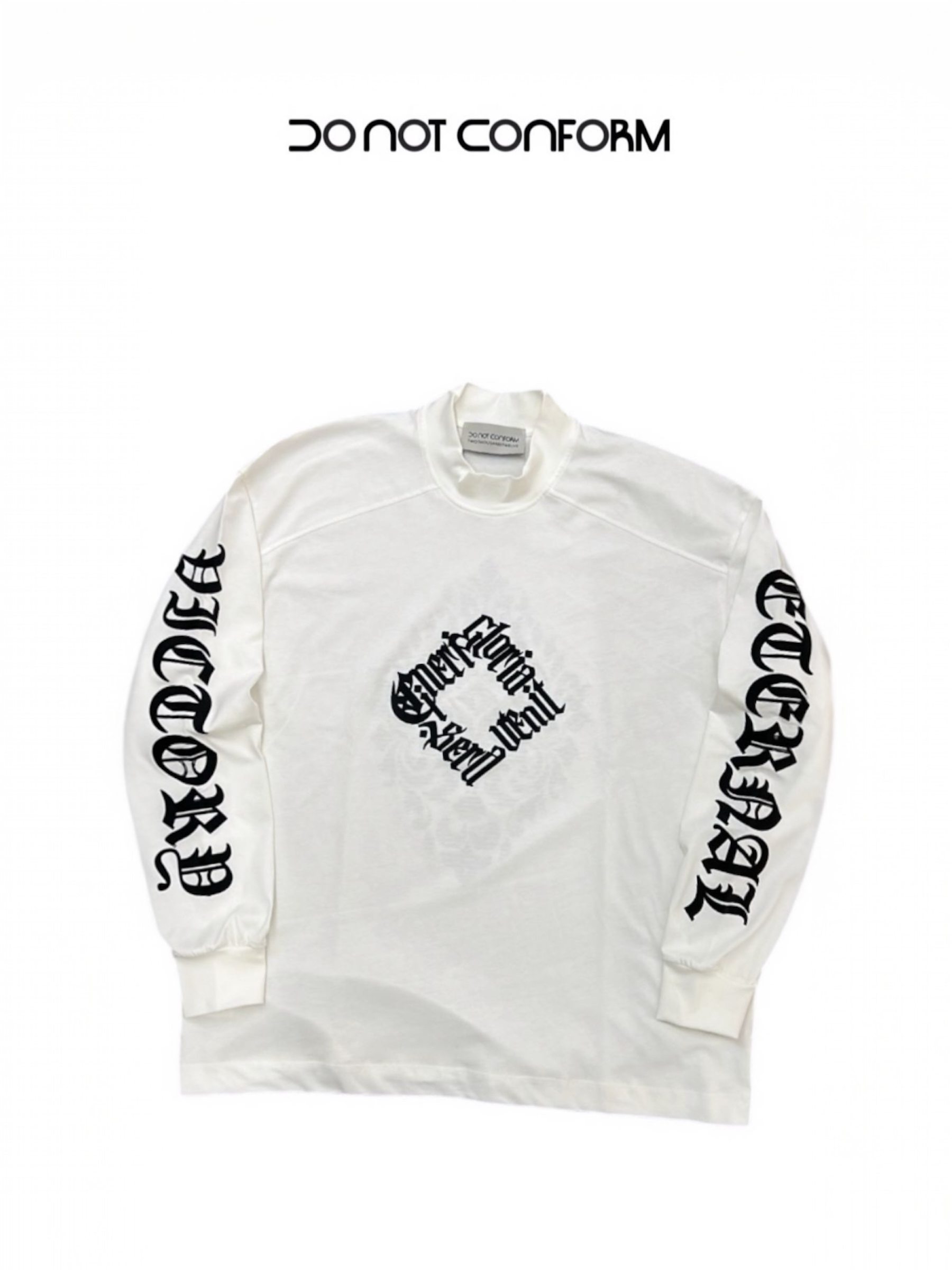 Long Sleeve Print All Sides White