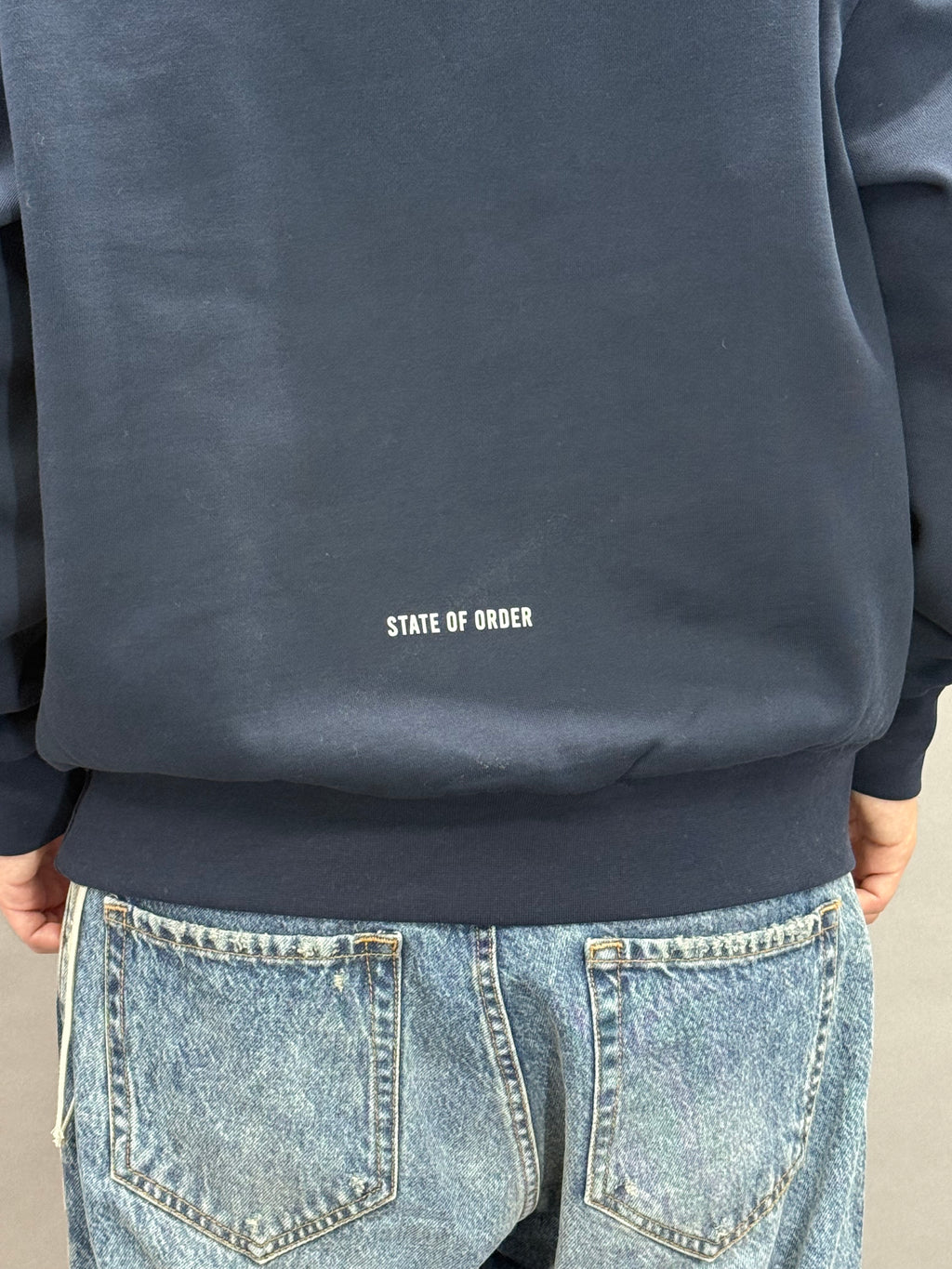 Hoodie Logo Dark Navy State