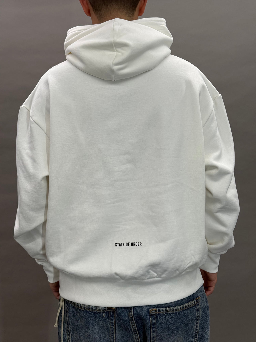 Hoodie Logo White State