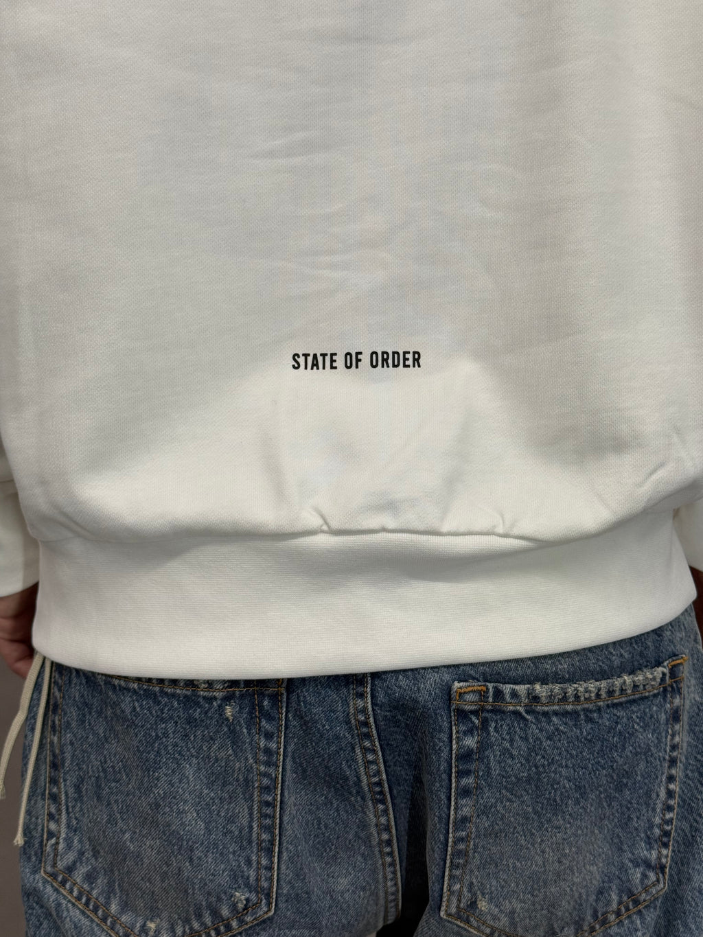 Hoodie Logo White State