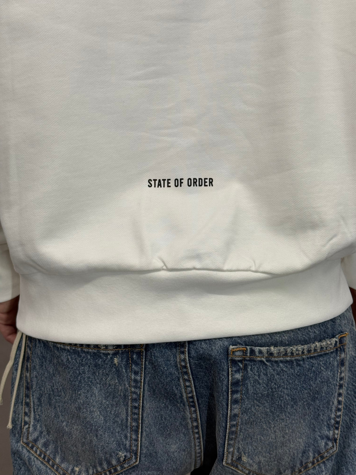 Hoodie Logo White State