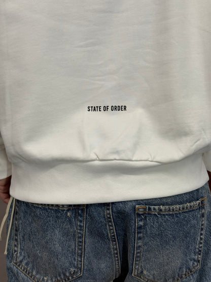 Hoodie Logo White State