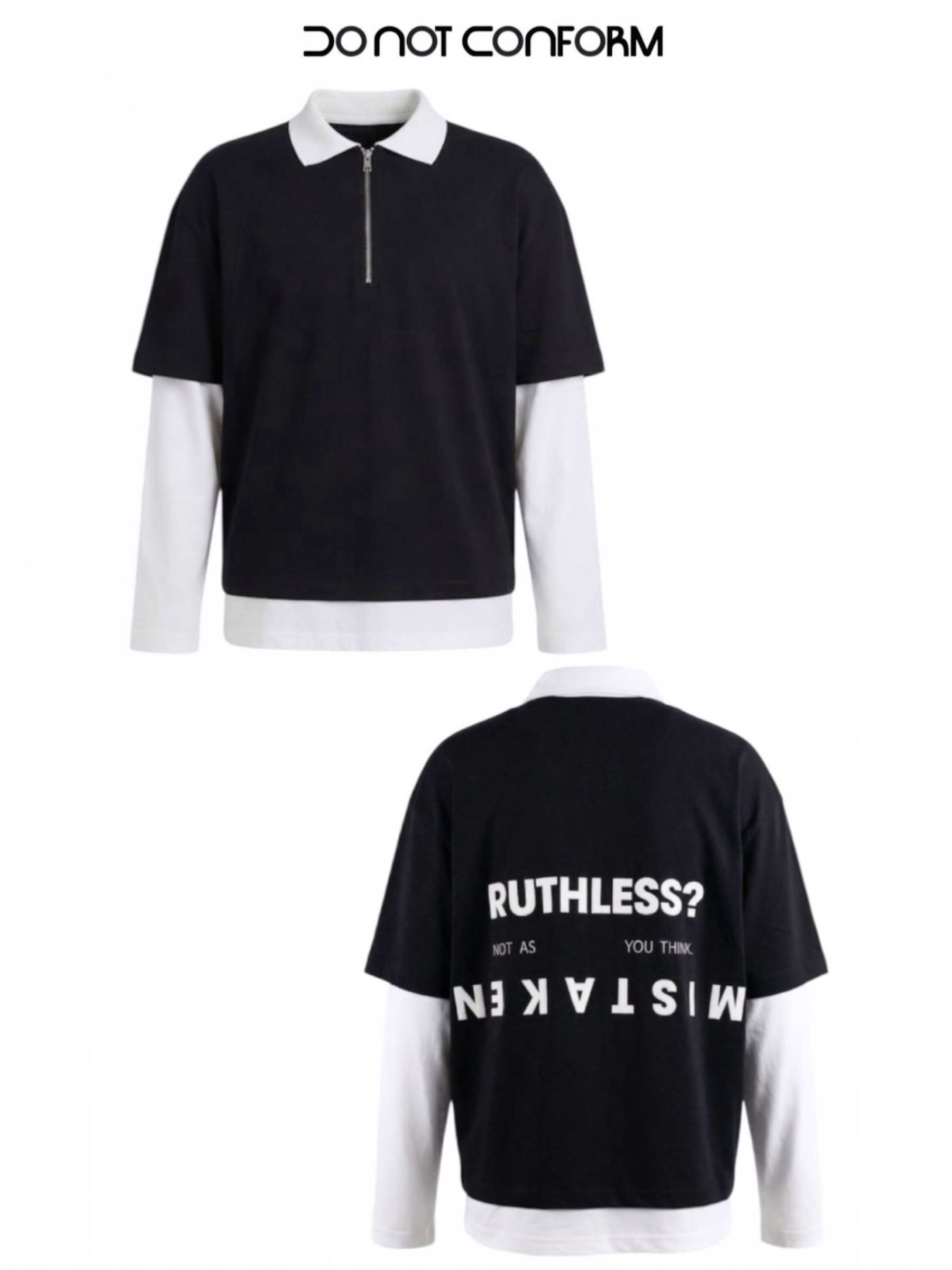 Ruthless Double Sleeved Black