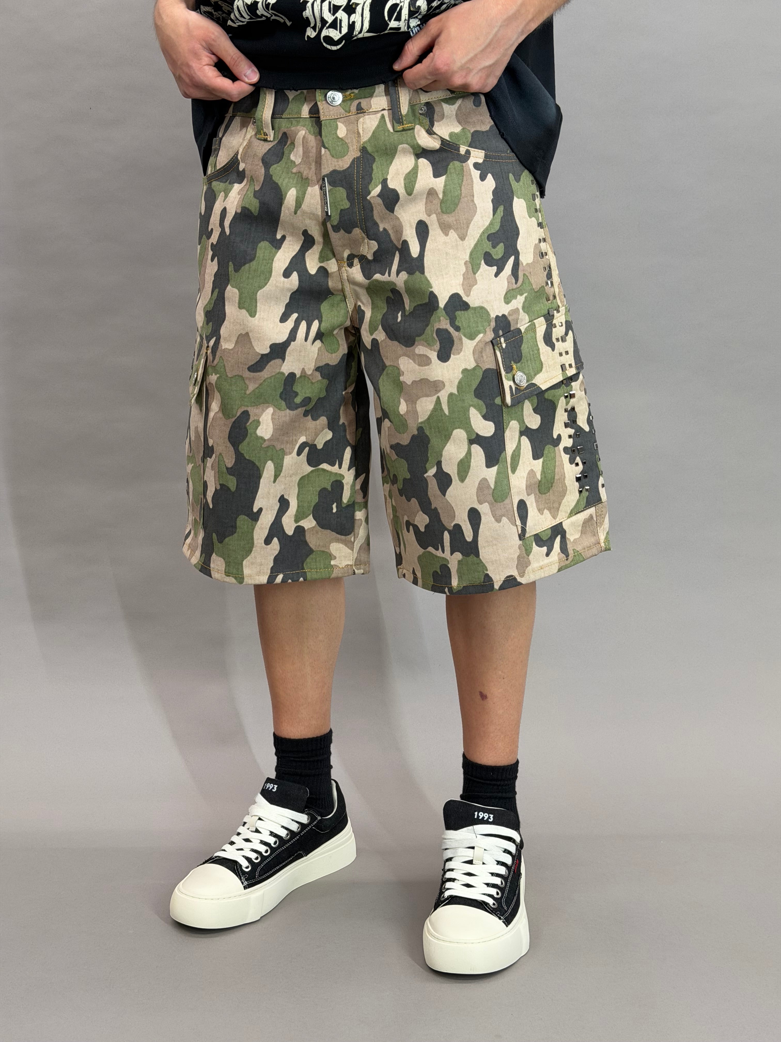 Military Pockets Rhinestone