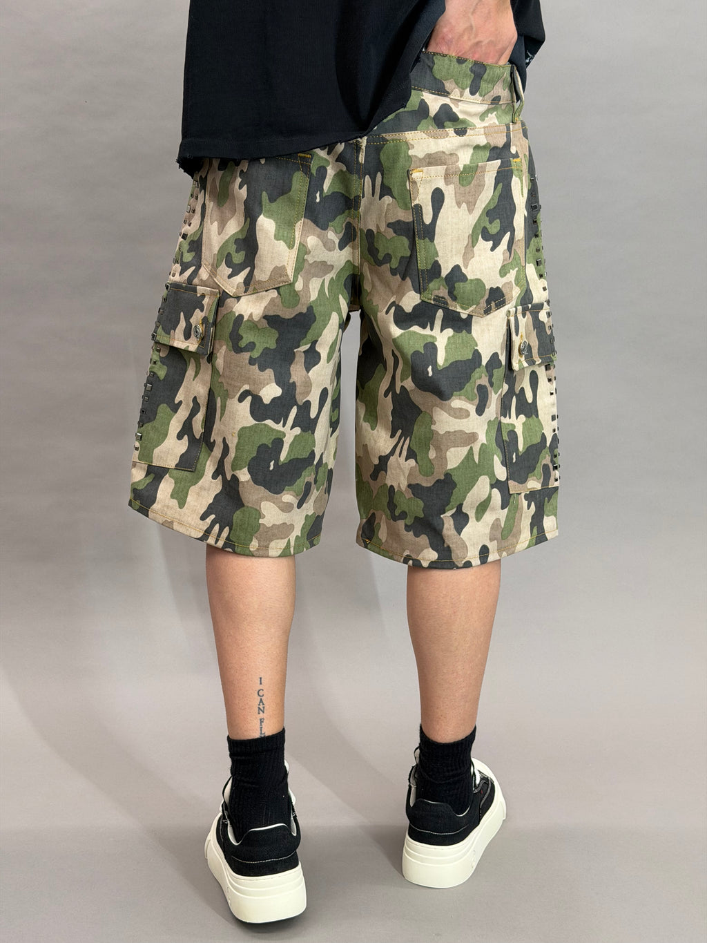 Military Pockets Rhinestone