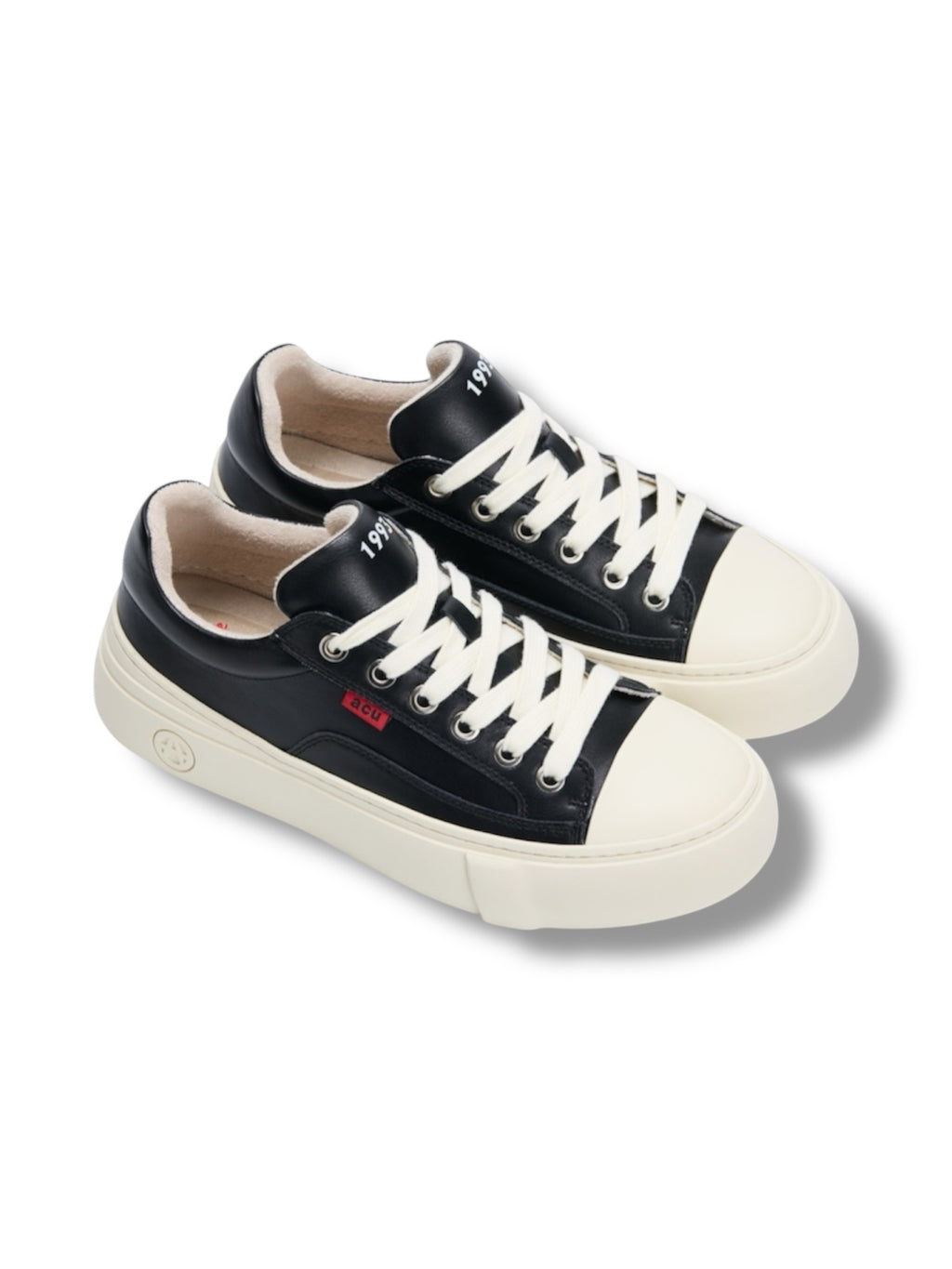 Vulc Leather Low Black