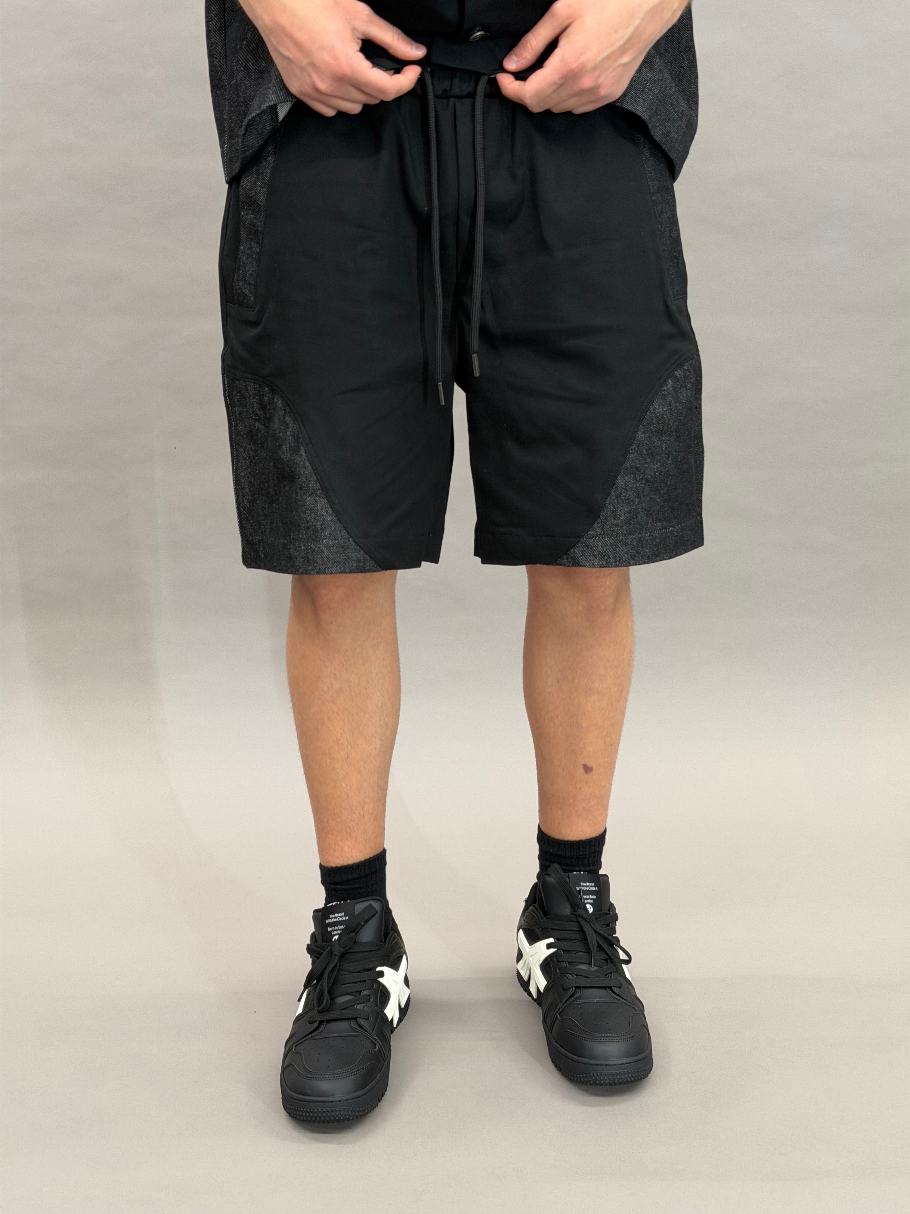 Coord Double Jeans Black