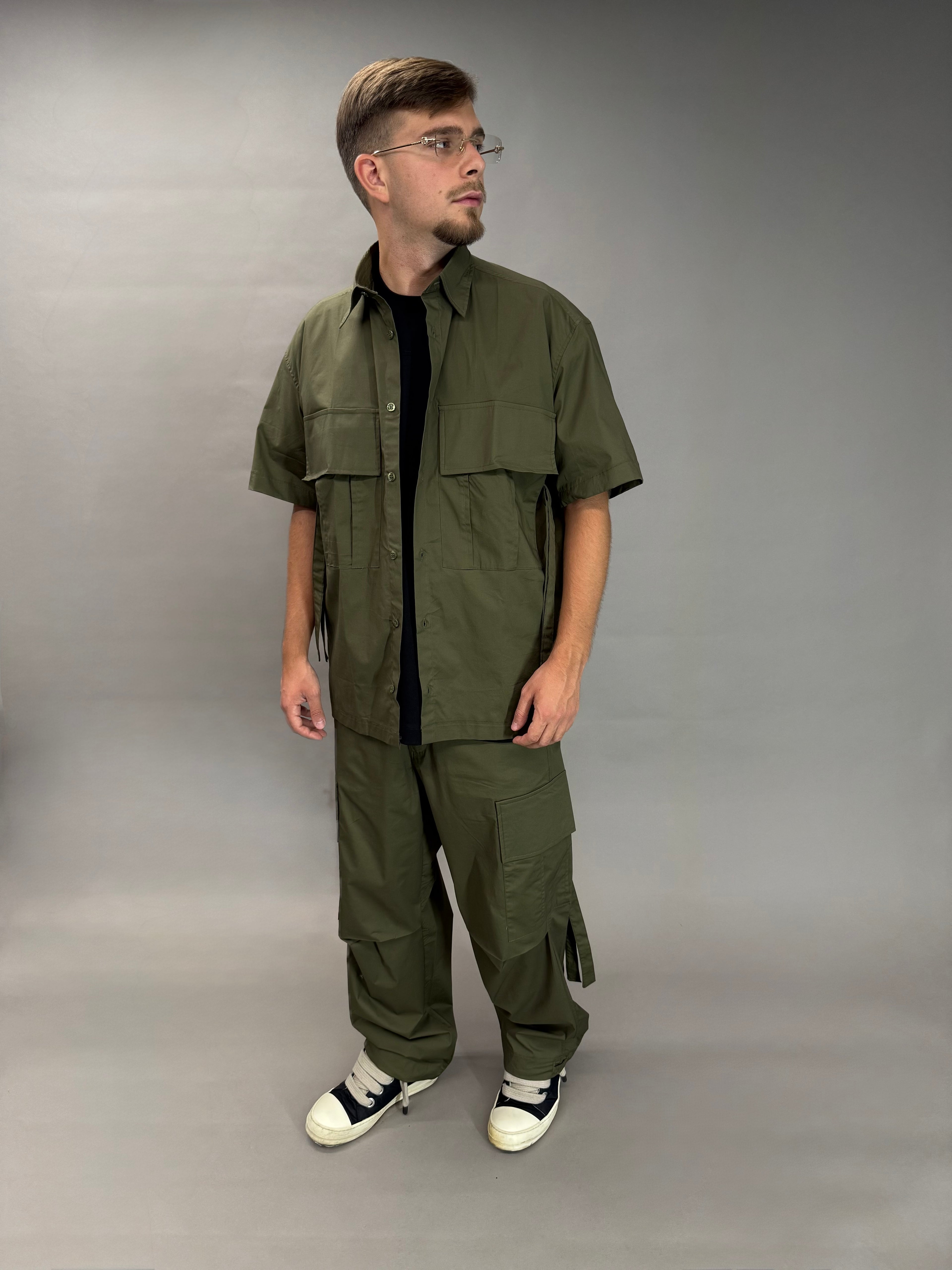 Double Pocket Cargo Green