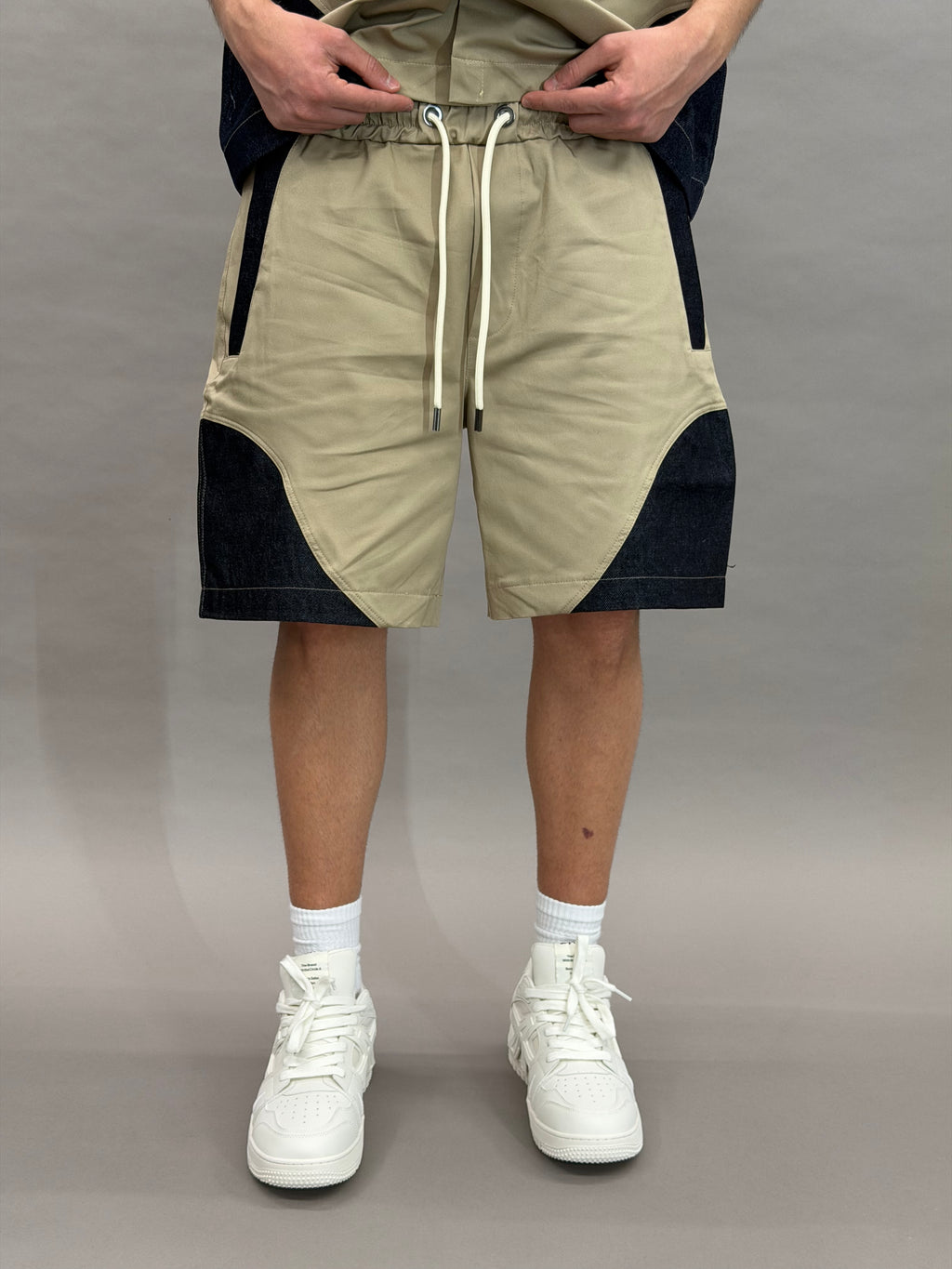 Coord Double Jeans Beige