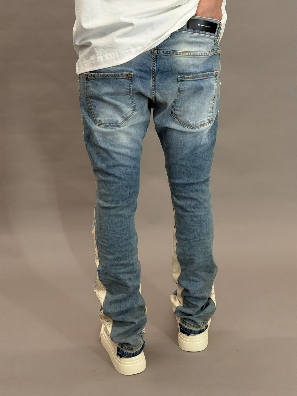 Pearls And Rhinestones Denim