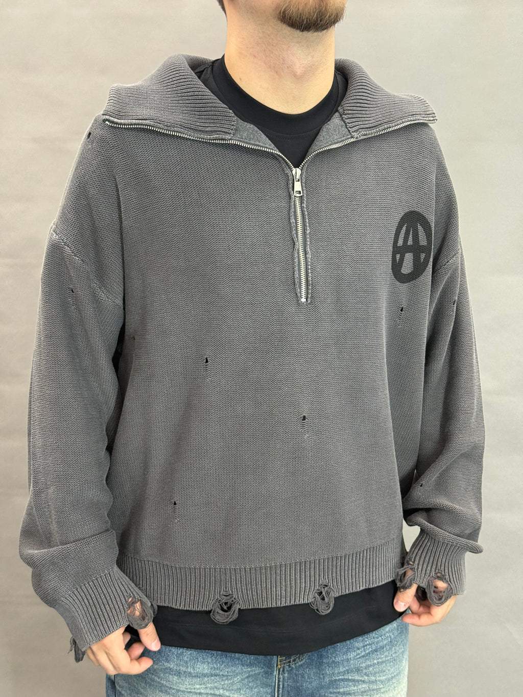 Anarchy Sweater Grey