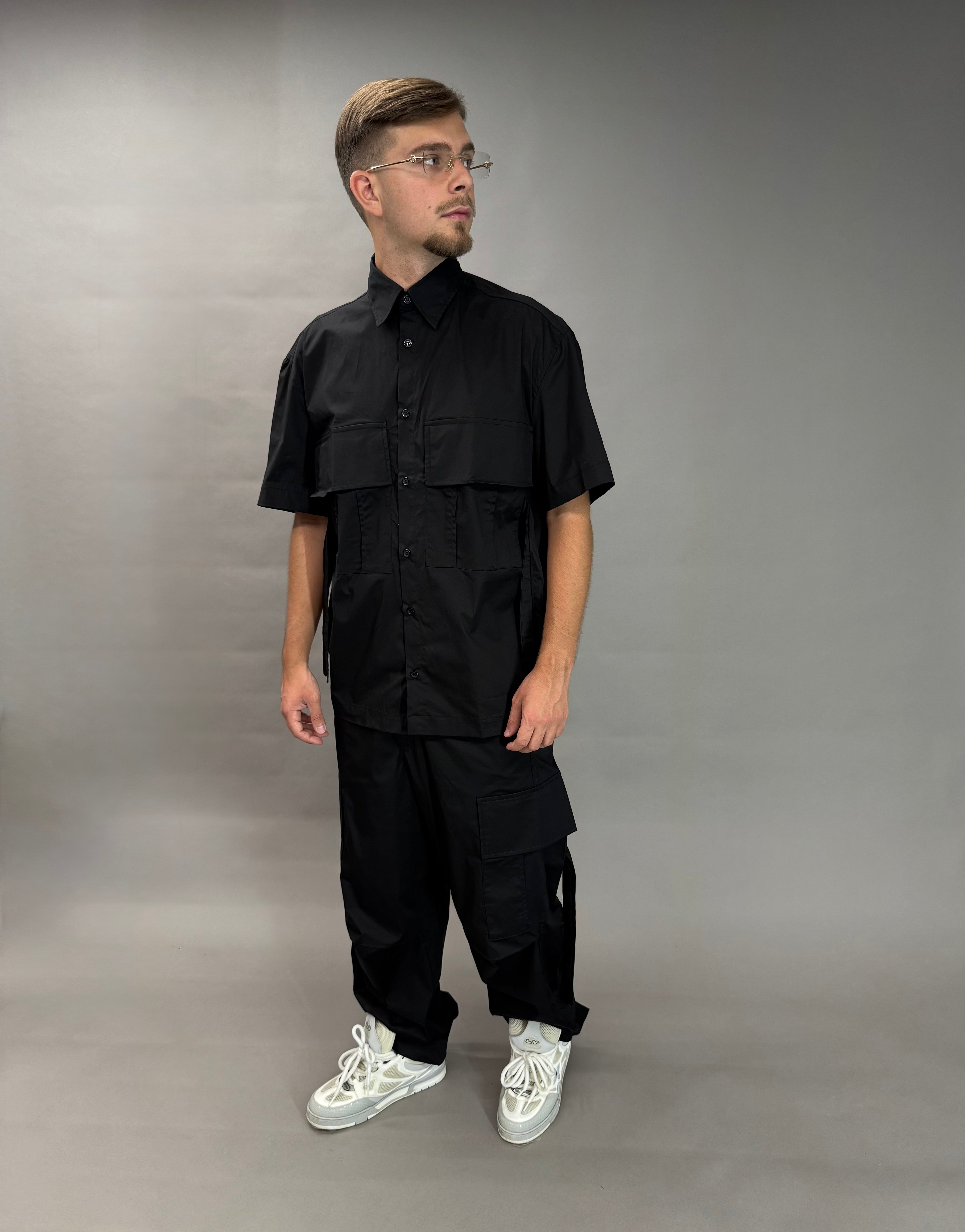 Double Pocket Cargo Black