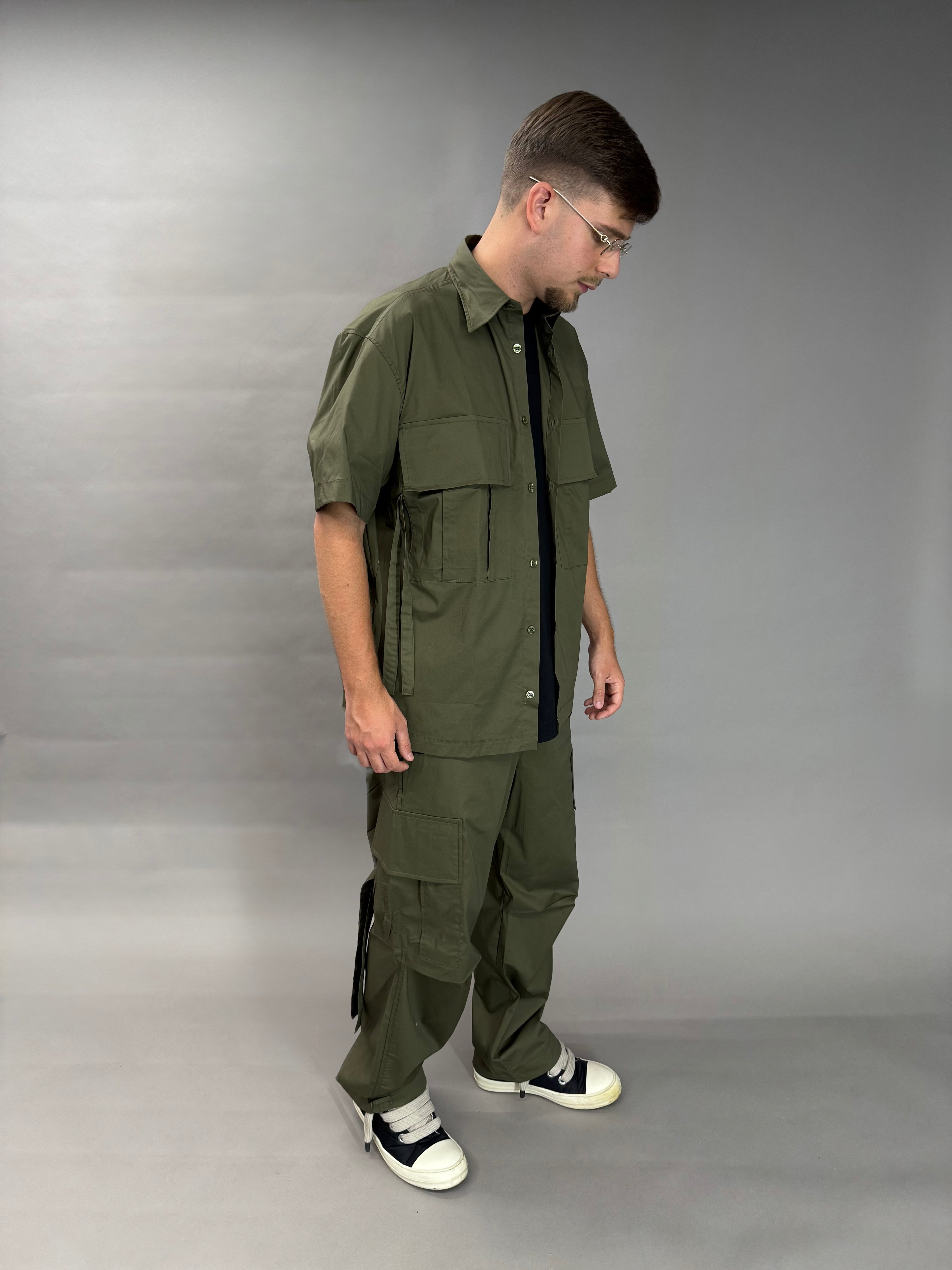 Double Pocket Cargo Green