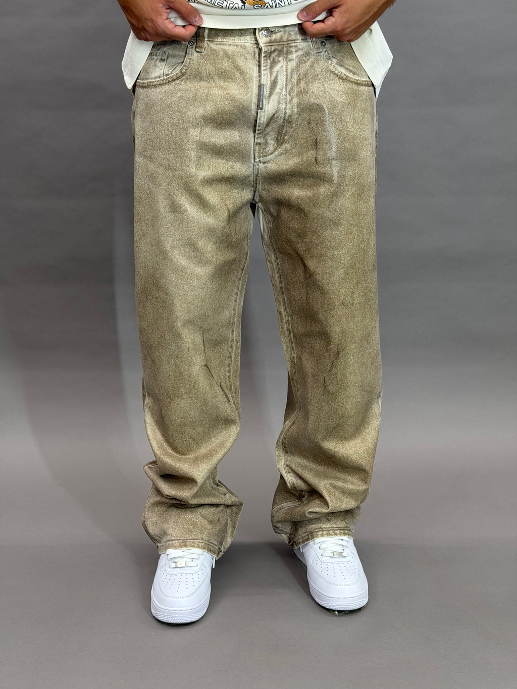 Baggy Beige Leather