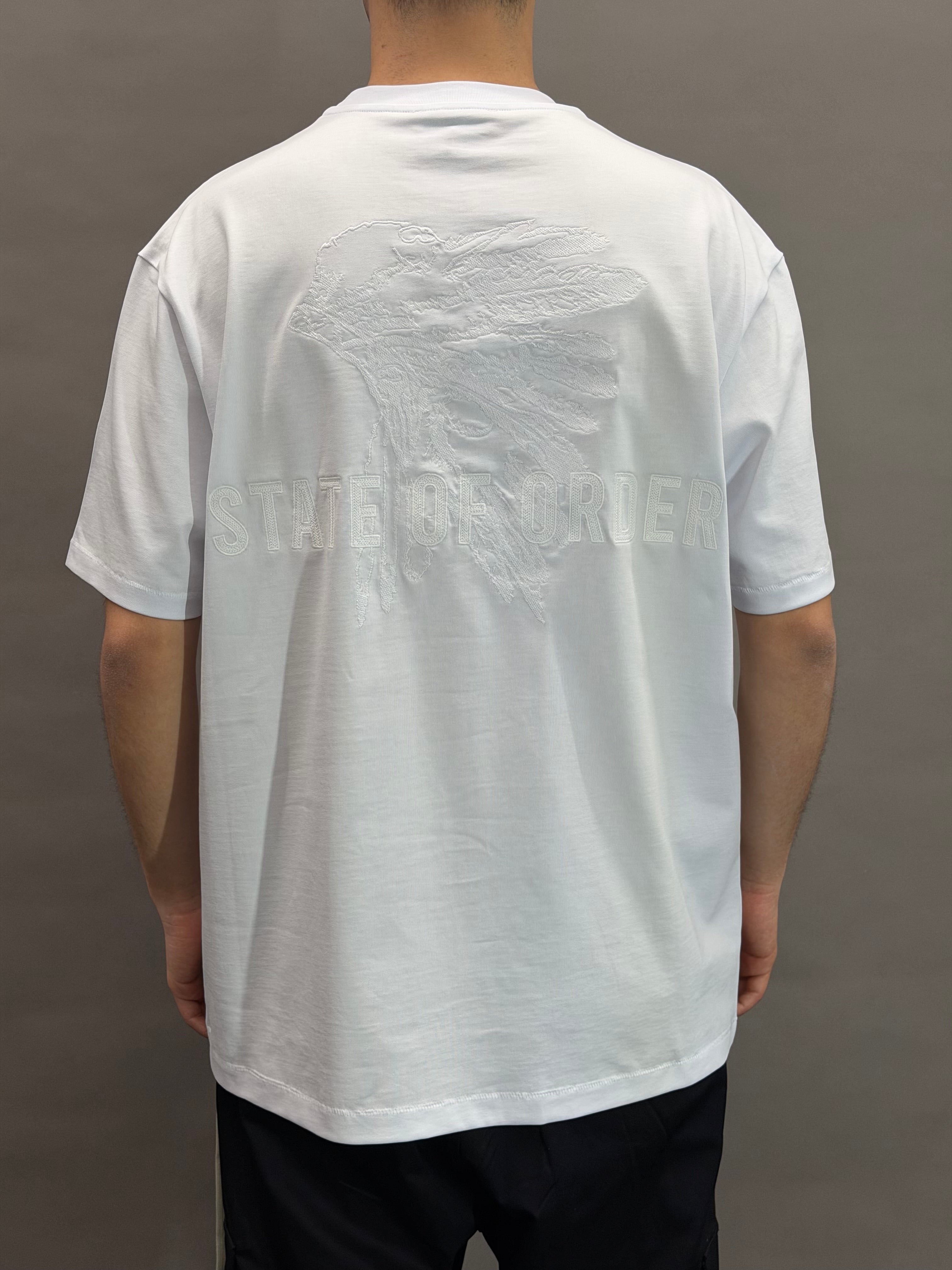 State Embroidery White