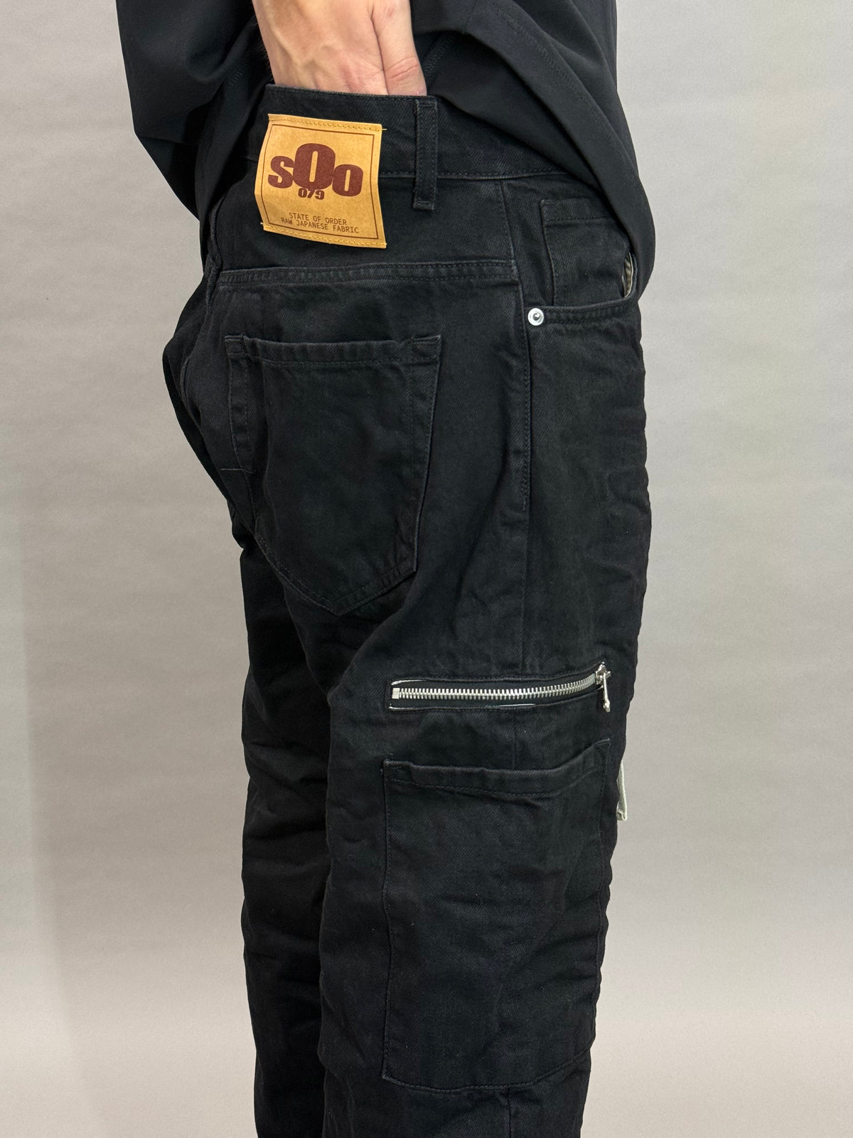 Denim Pocket Black