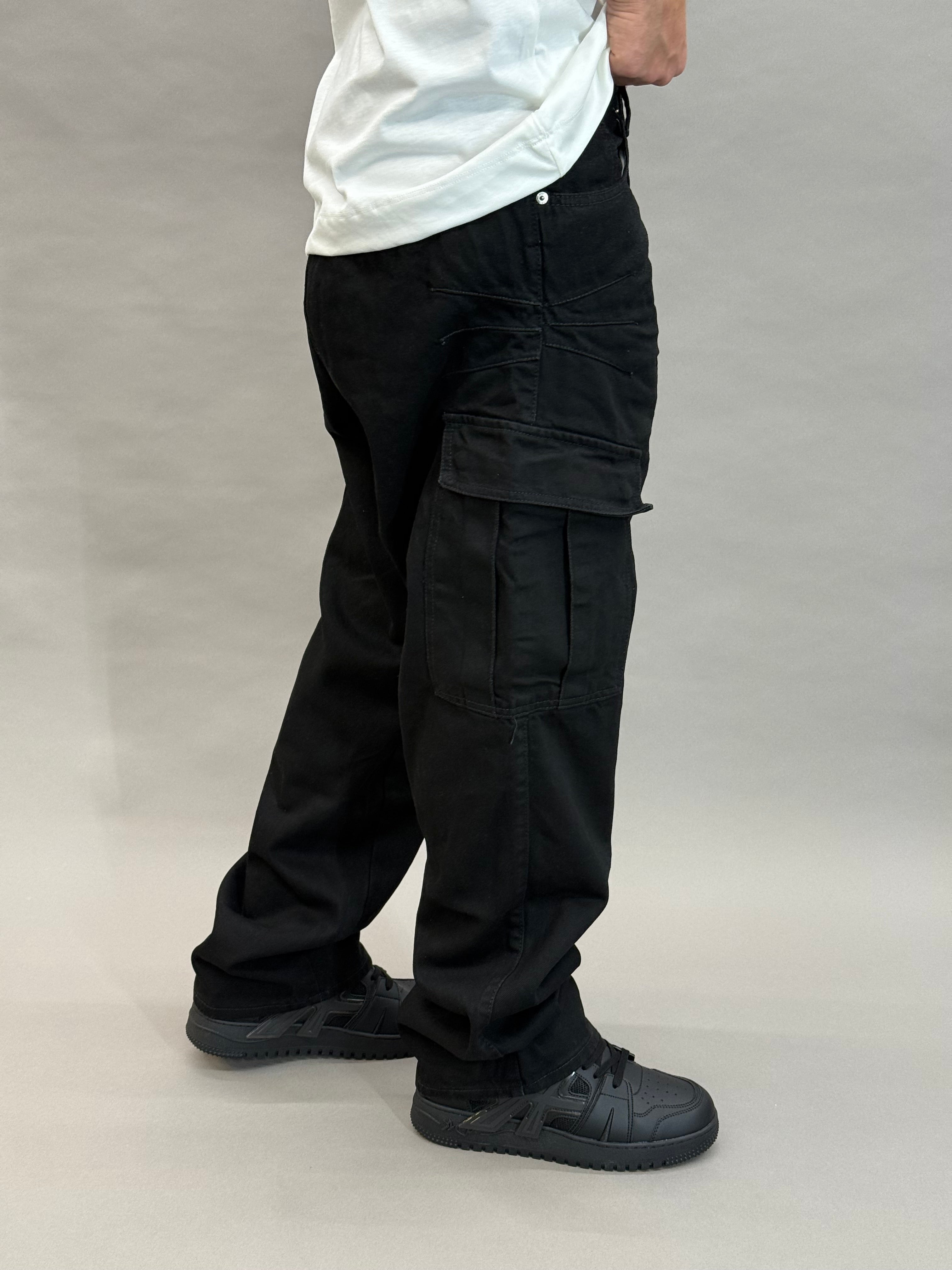 Baggy Cargo Black