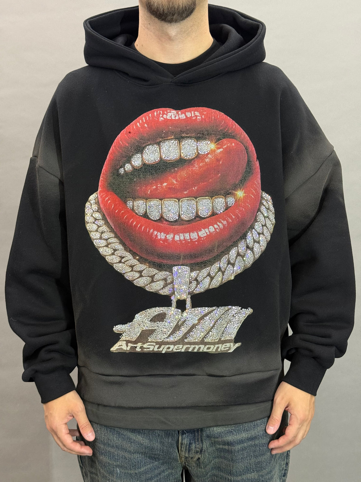 Hoodie Grillz Black