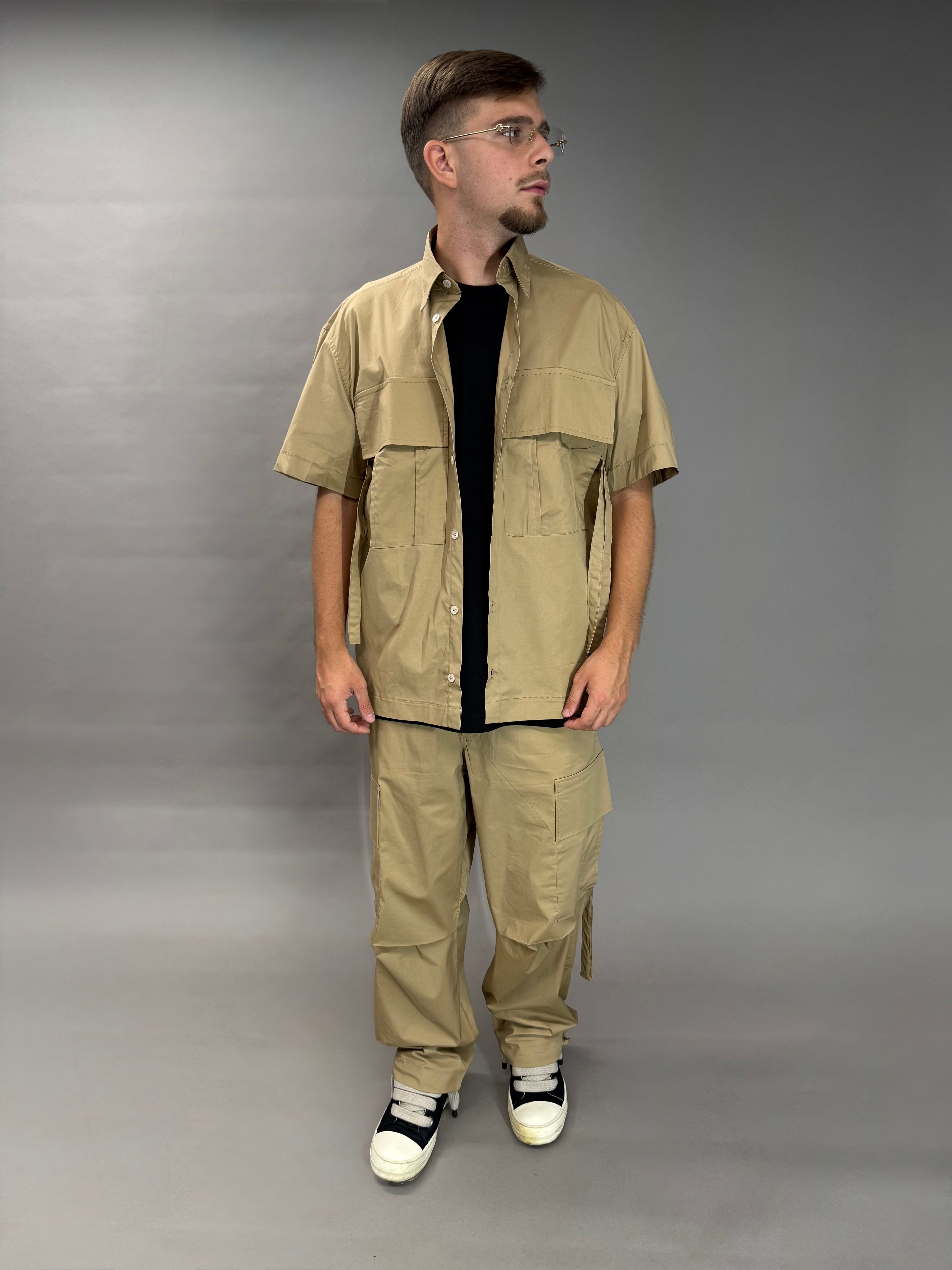 Double Pocket Cargo Beige