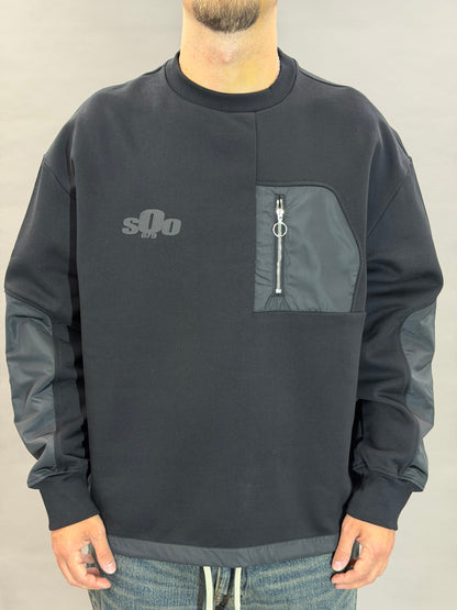 Crewneck Pocket Zip State
