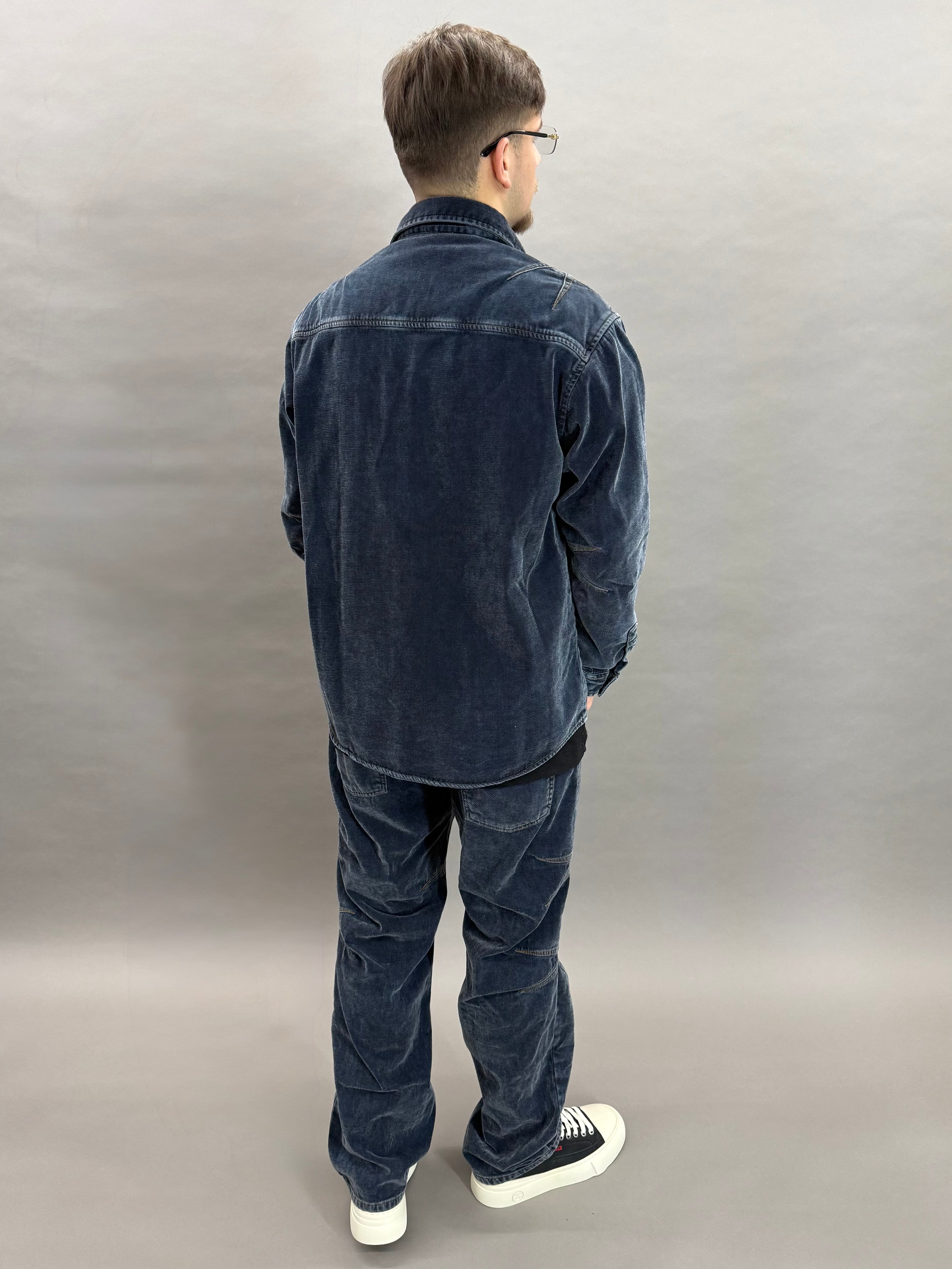 Chenille Denim Blue