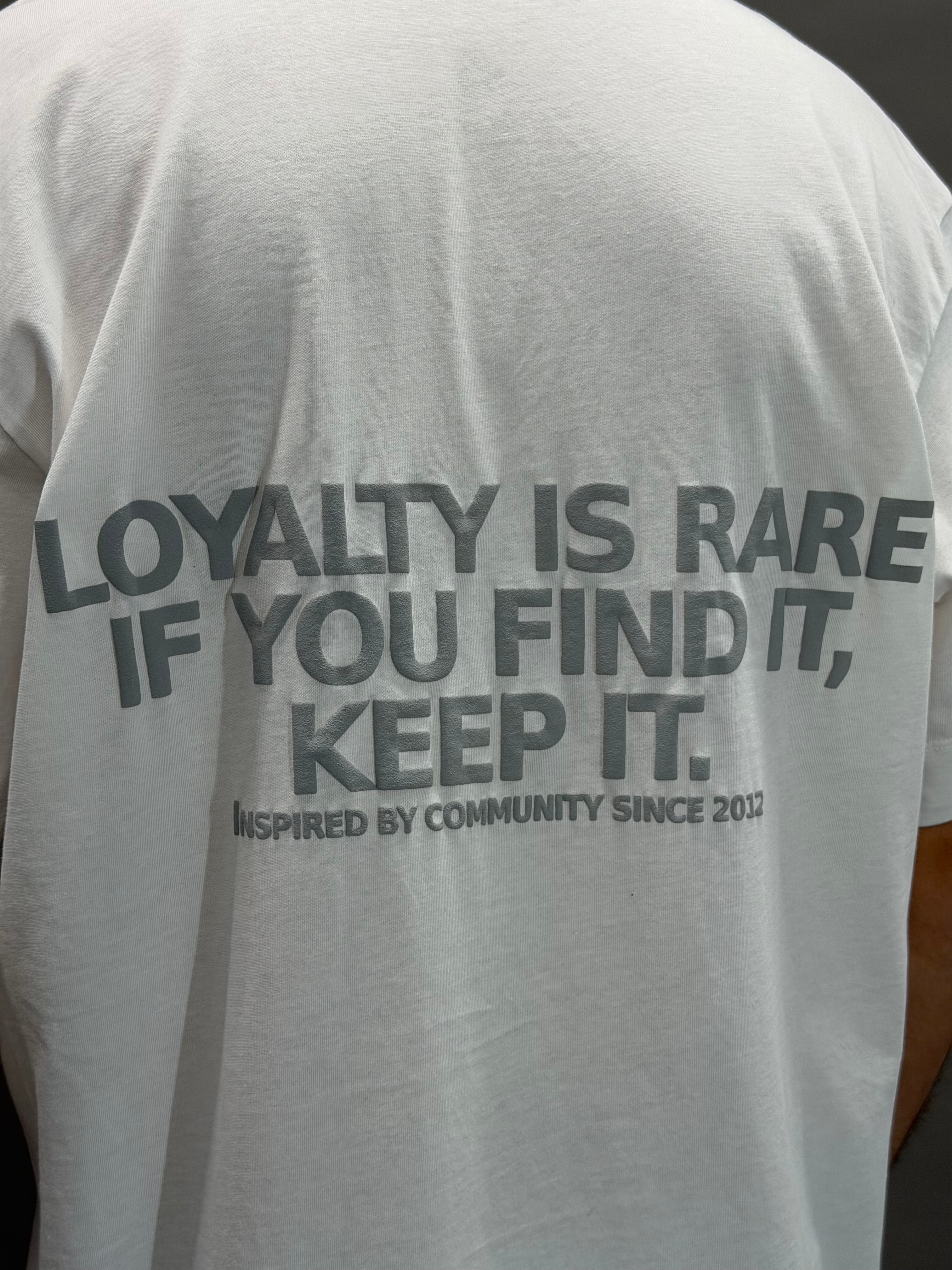 Loyalty White Tee