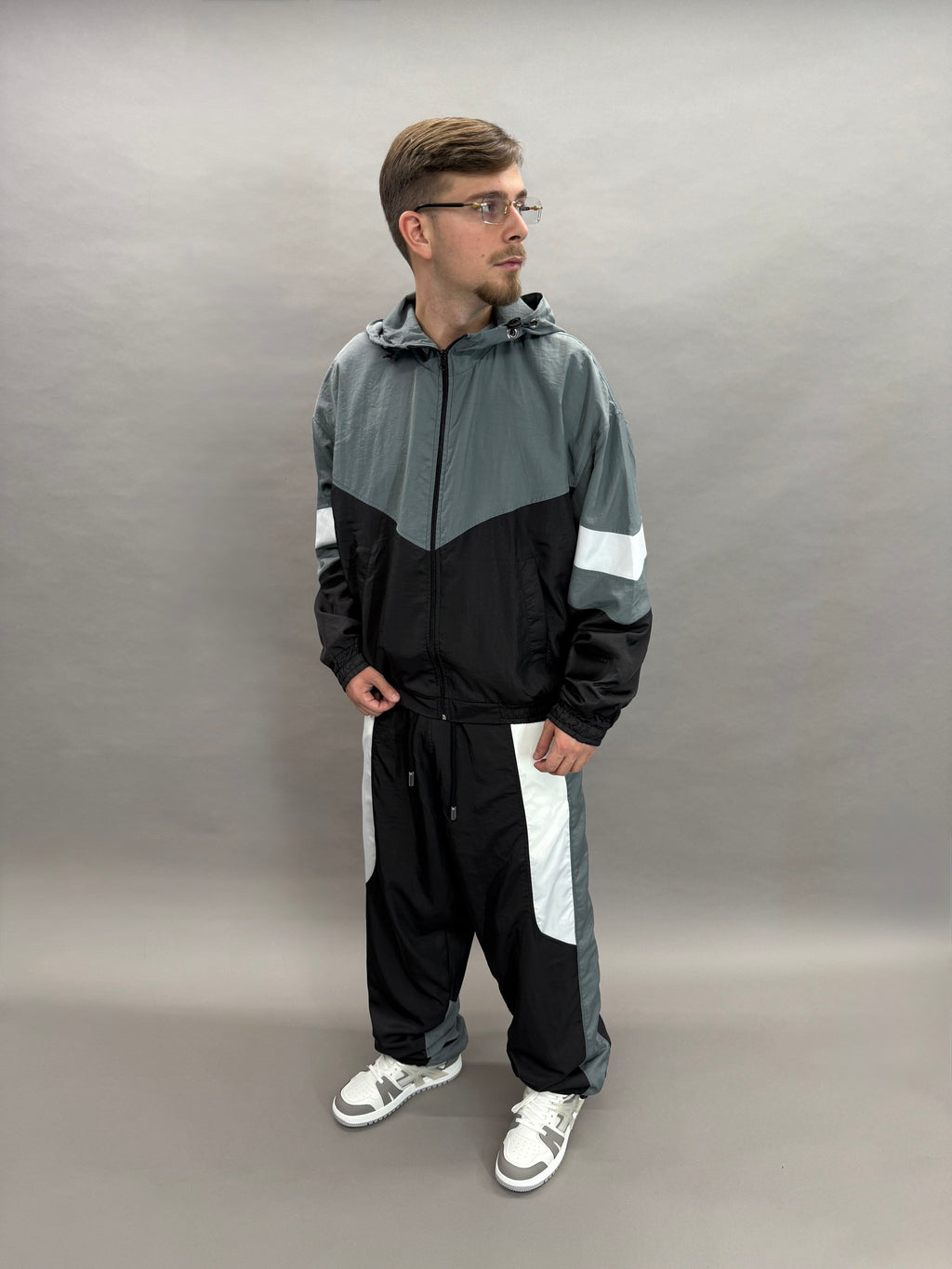 Black Tracksuite Technical Black