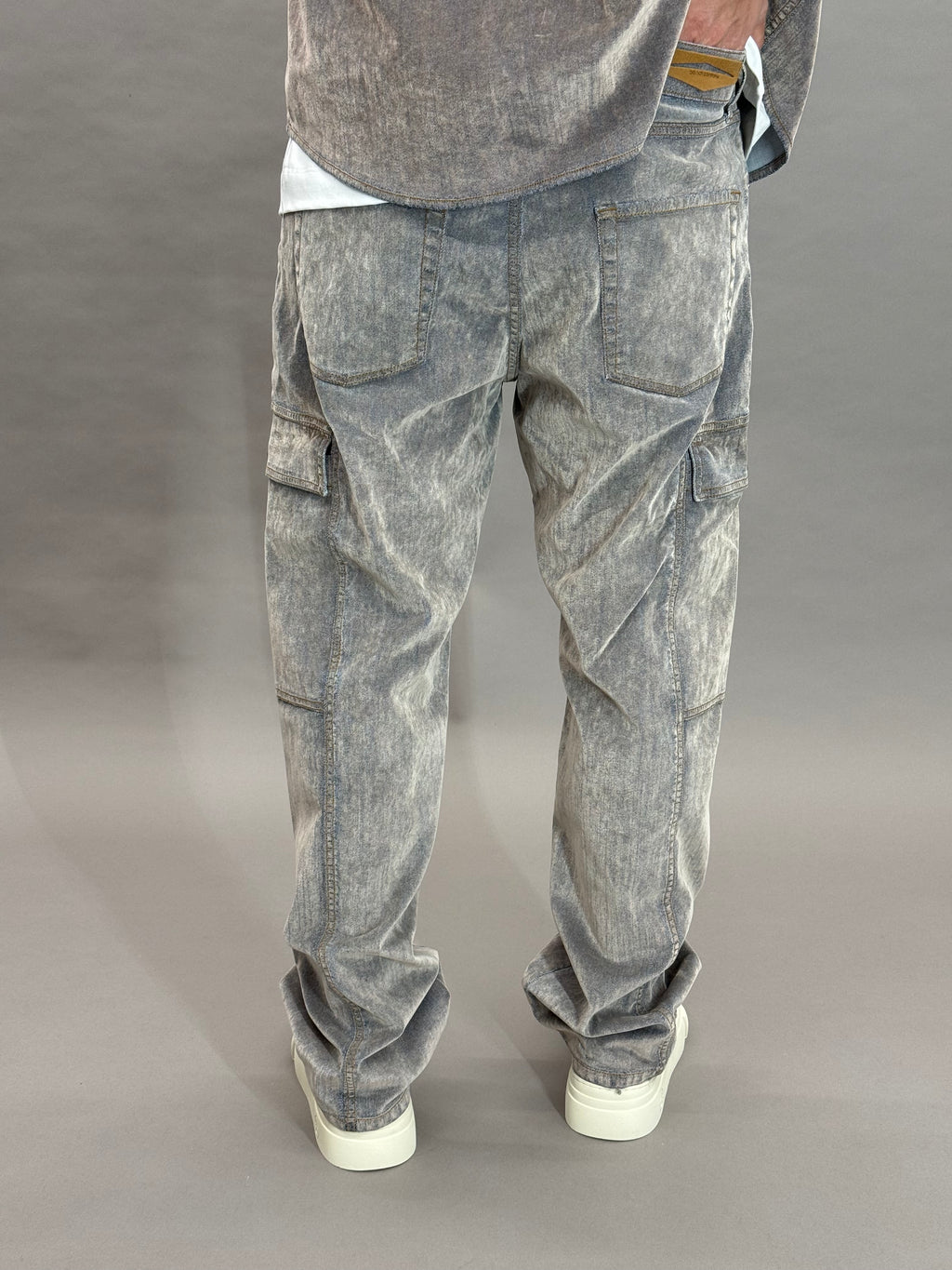 Velvet Denim Coord Grey