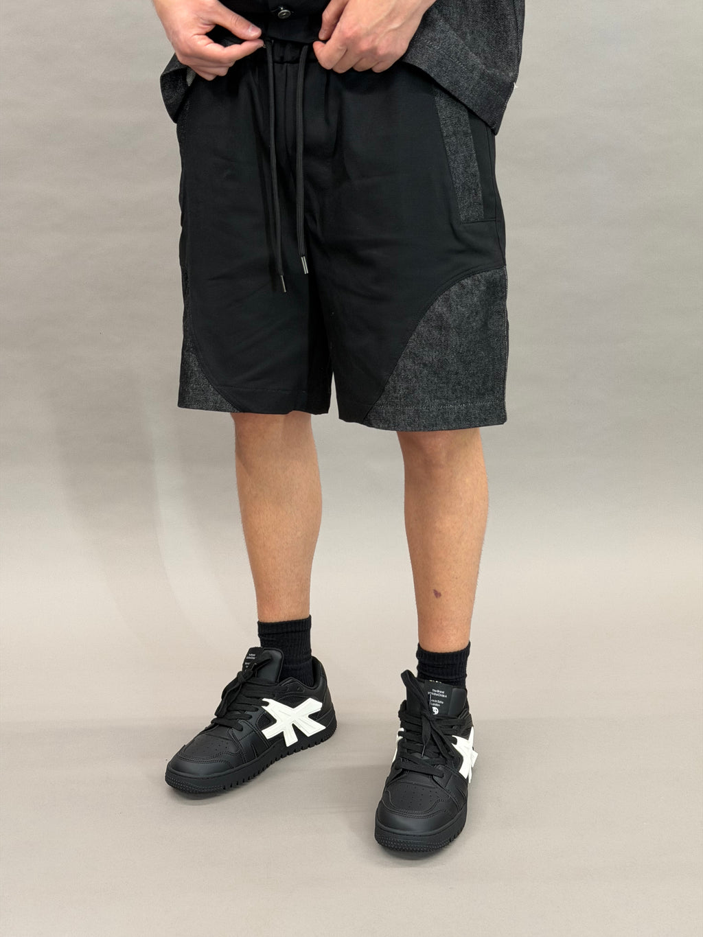 Coord Double Jeans Black